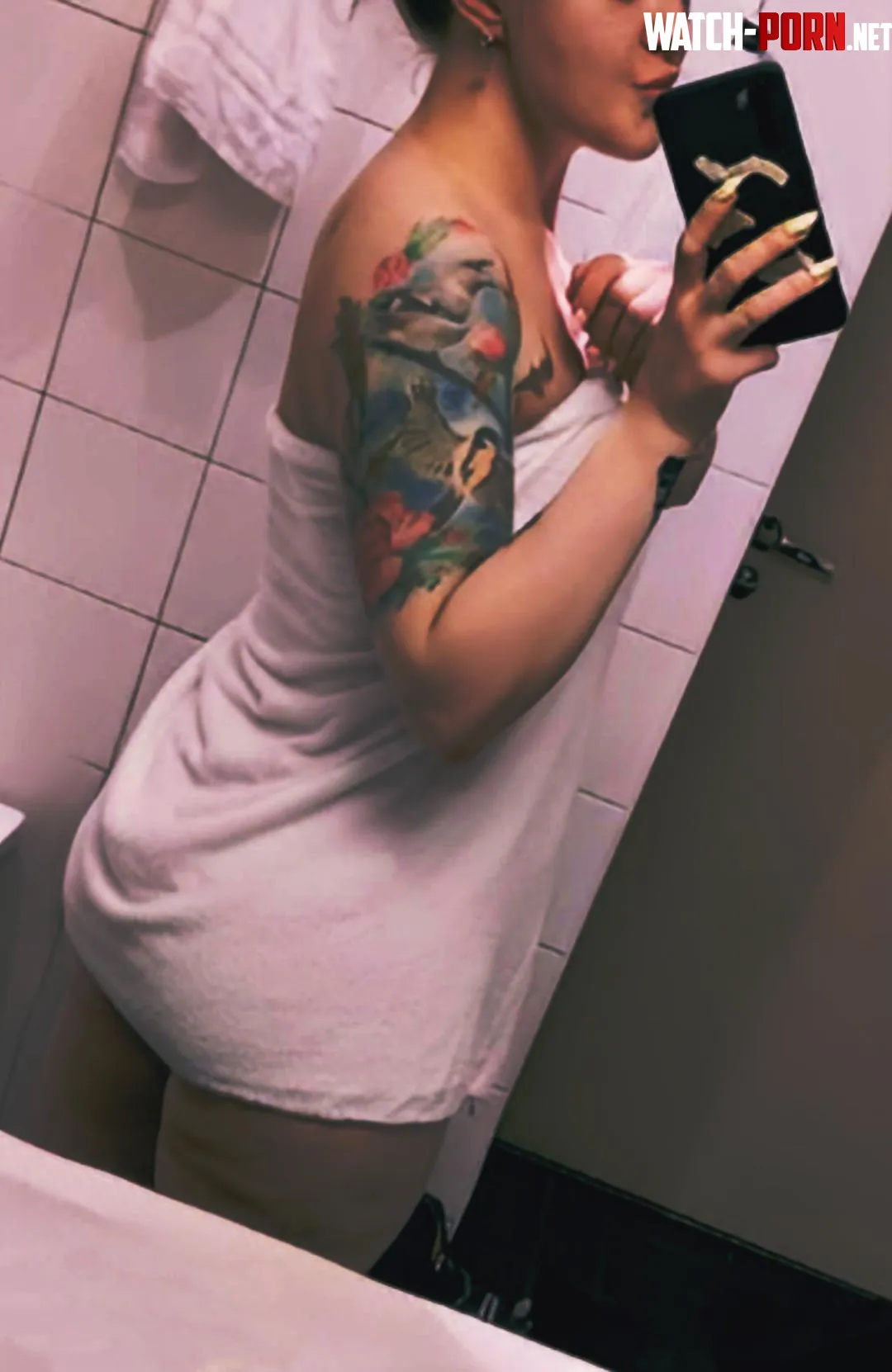 Oops the towel is a little bit too small by quite_loud9