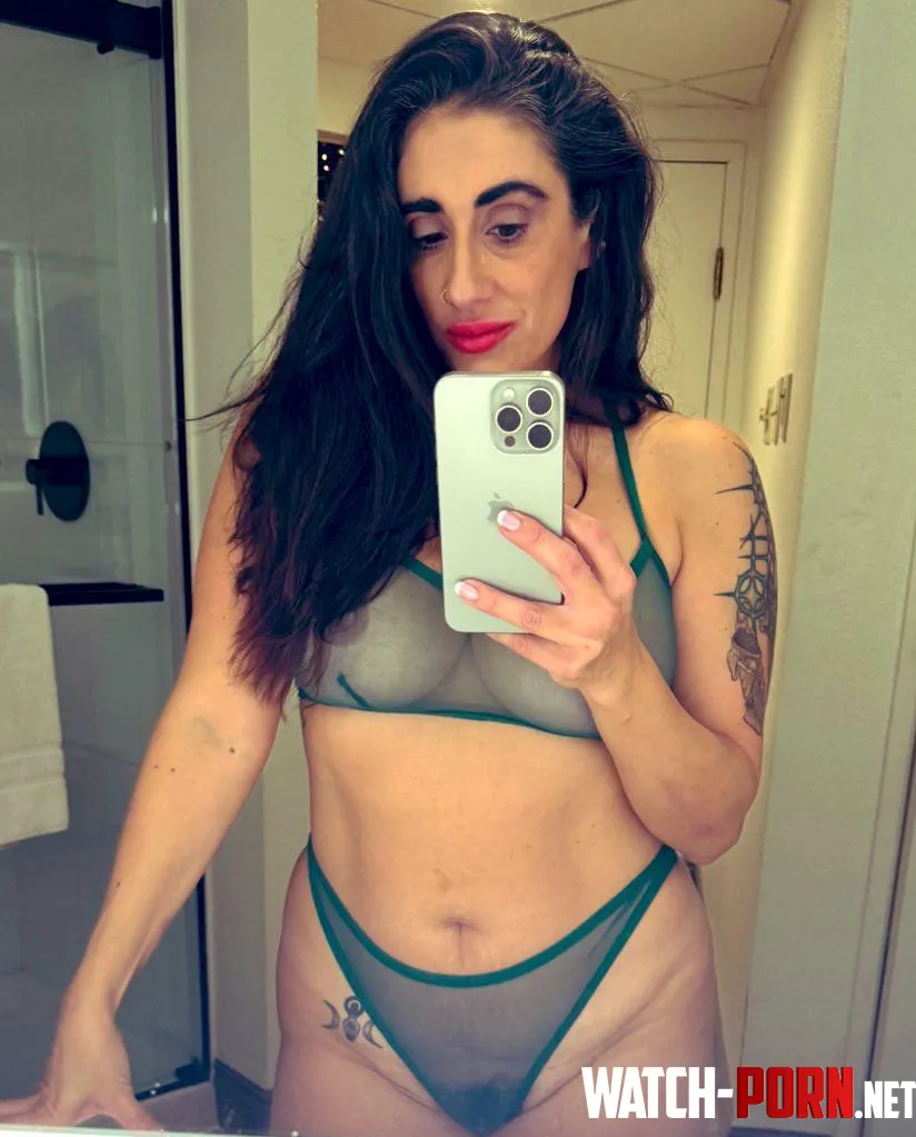 See Through Saturday Selfie  by FullBushHotwife