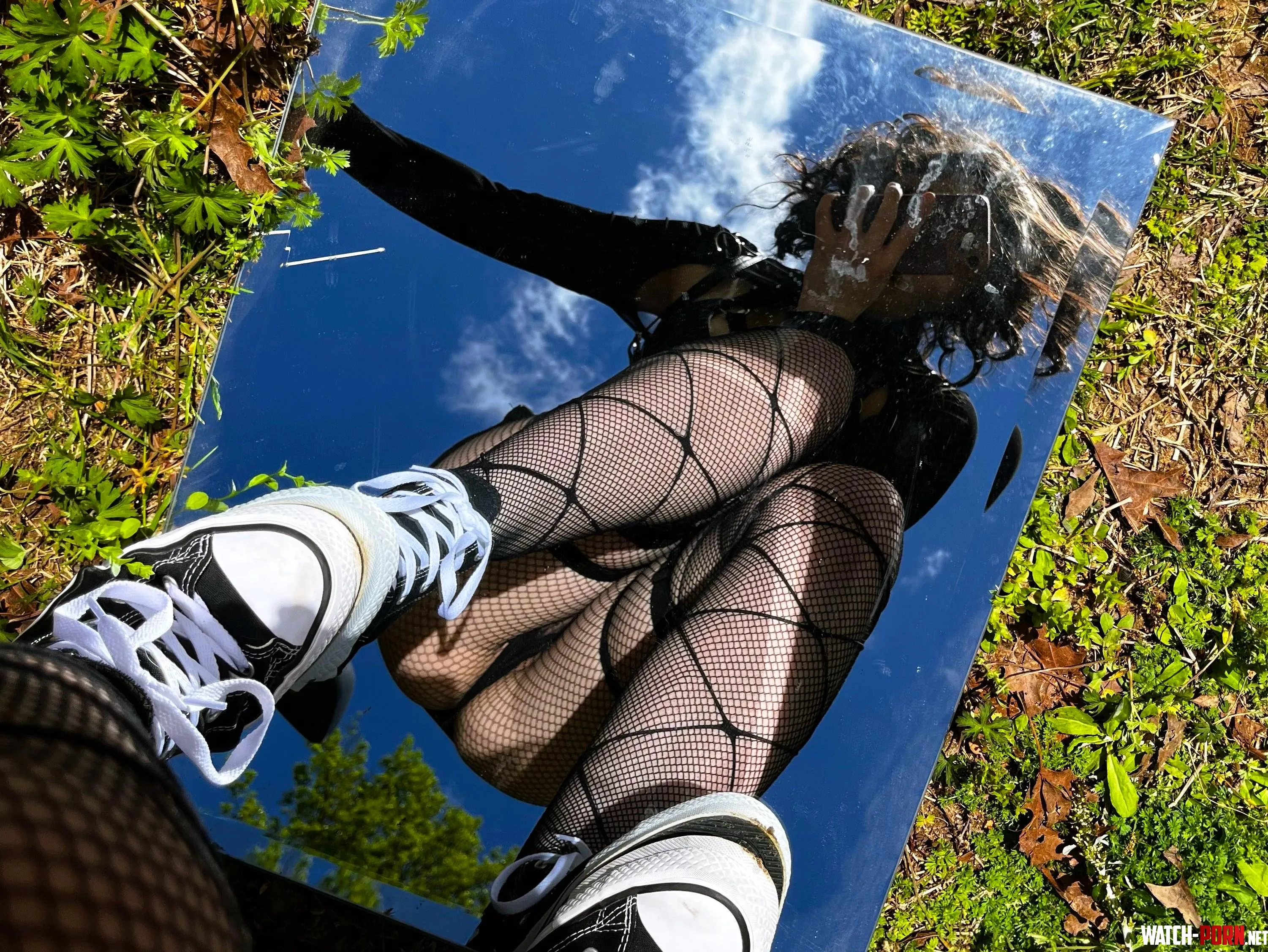 Oops how did this mirror get there   by countylineboredom