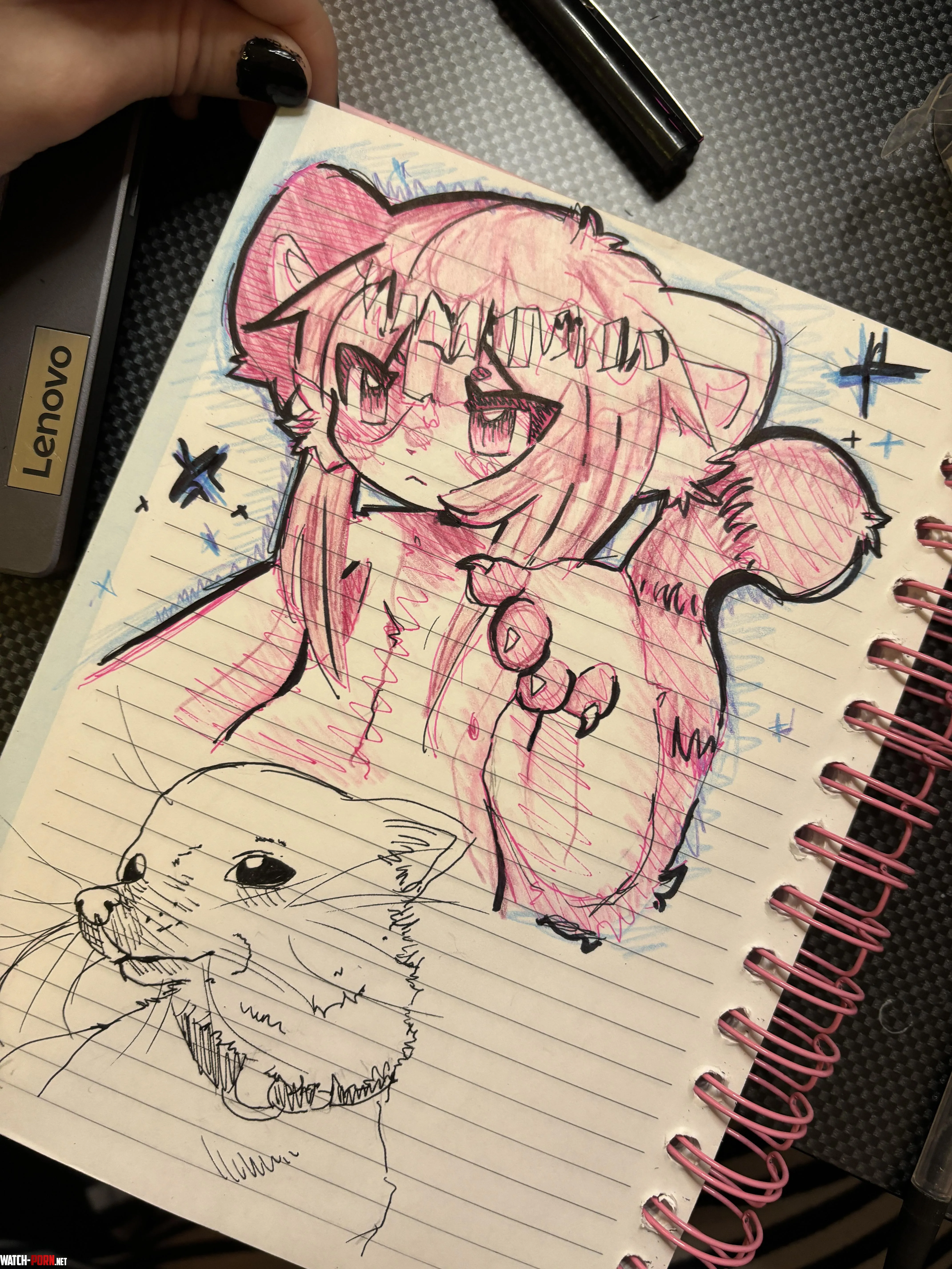 Some arts i made while i was supposedly studying by marsbars224