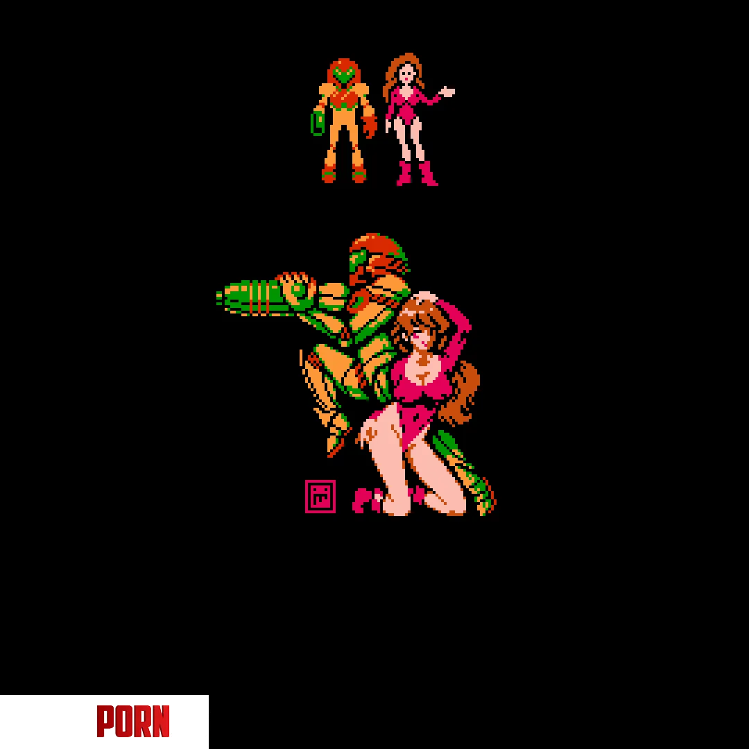 Alternate Samus Ending Screen by mykarmykar