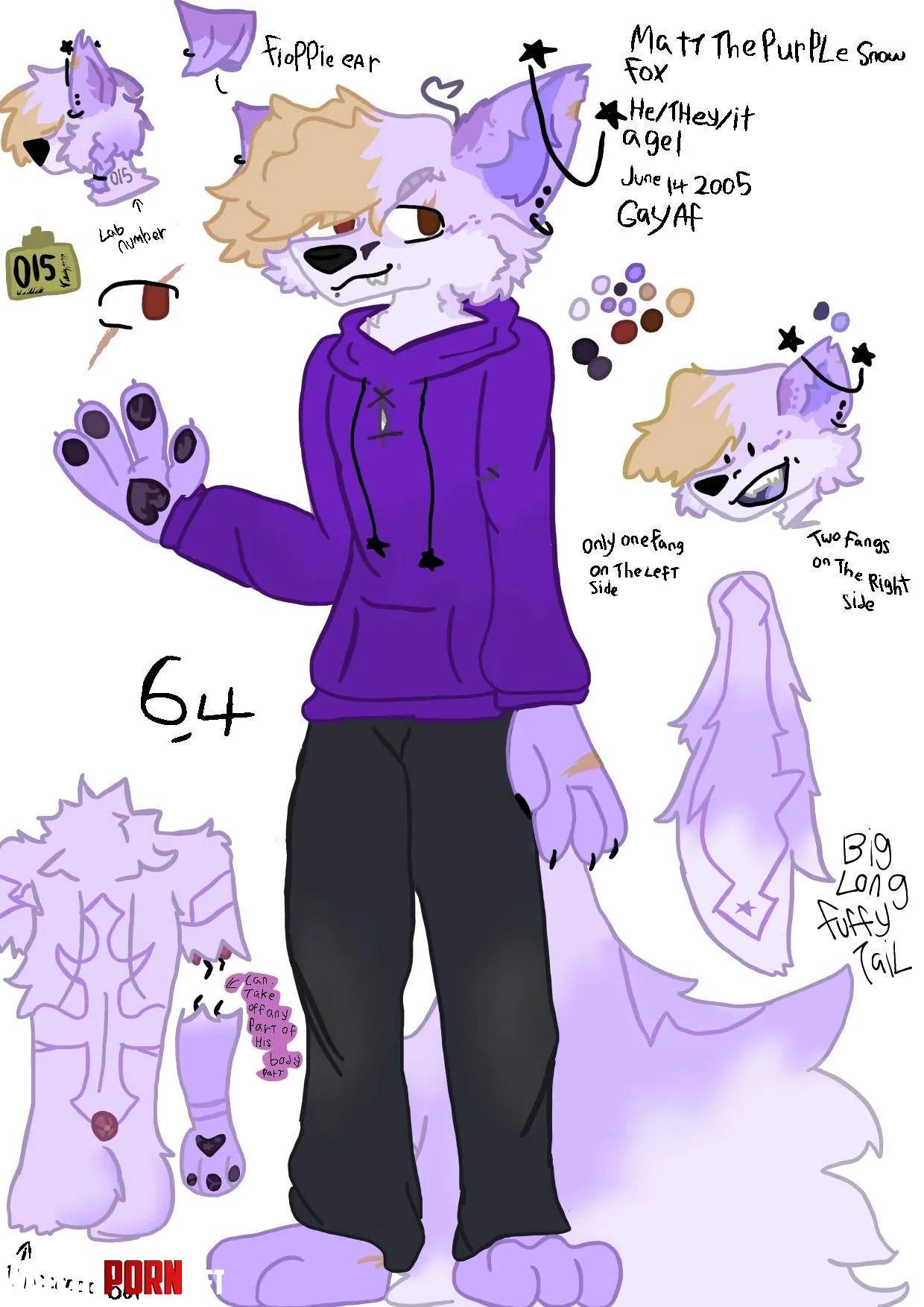 My sona matt by Mattpurplesnowfox1