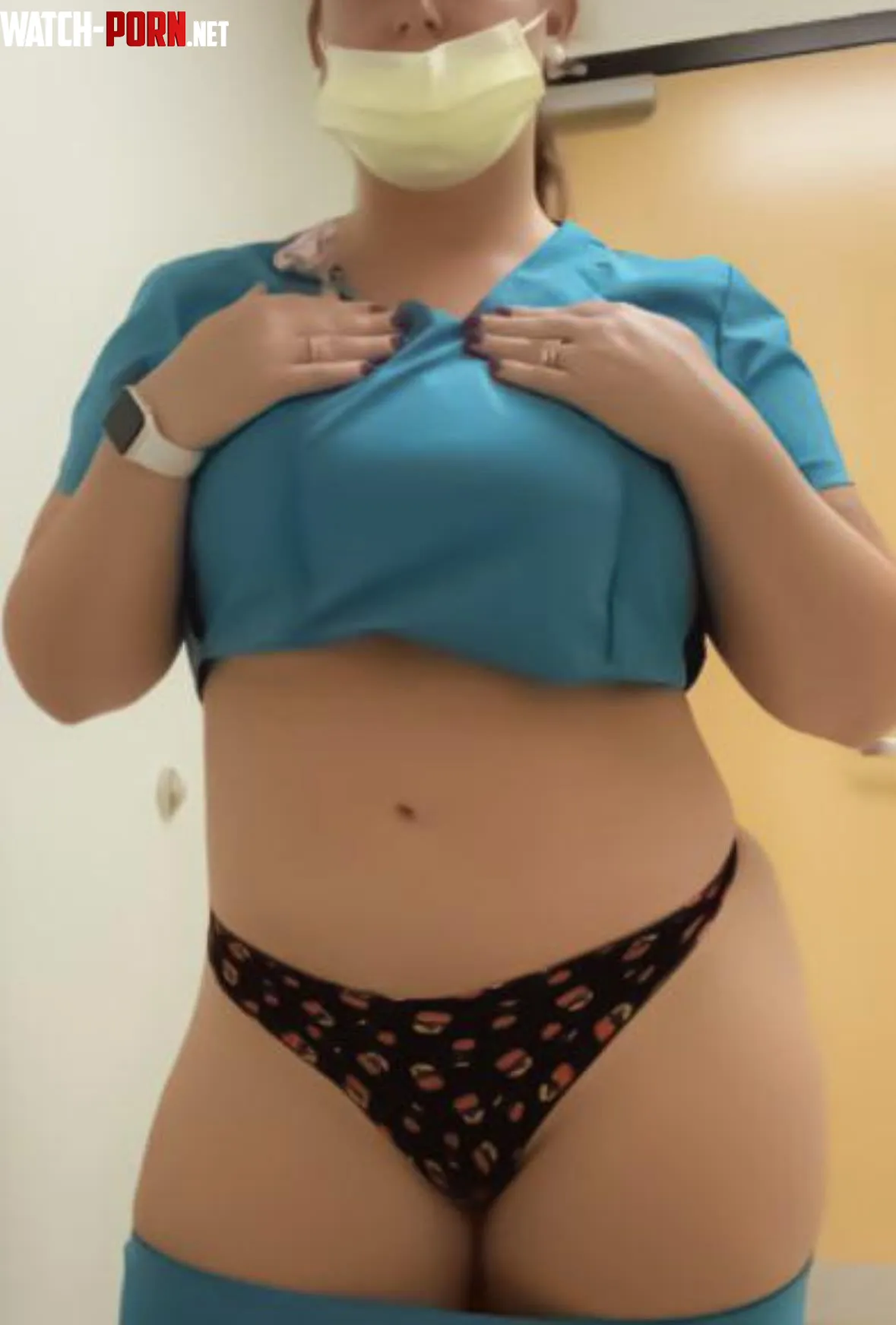 Just showing you my nurse hips from work by Jade_Summers43