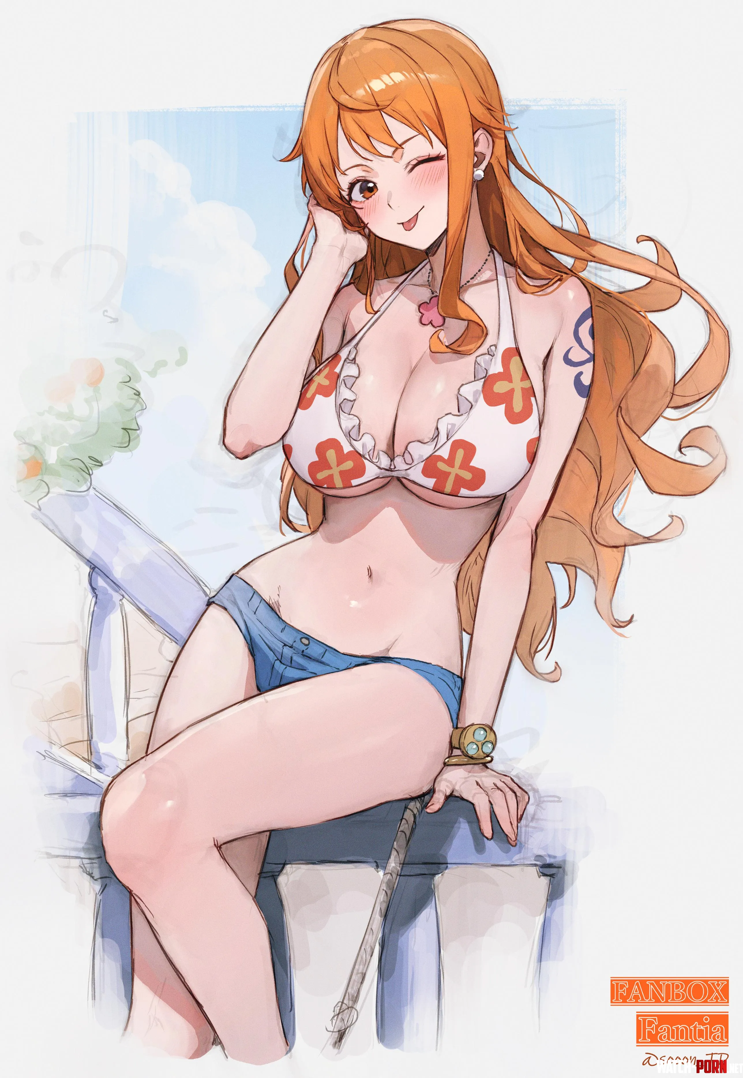 Nami One Piece by xSaviour_N