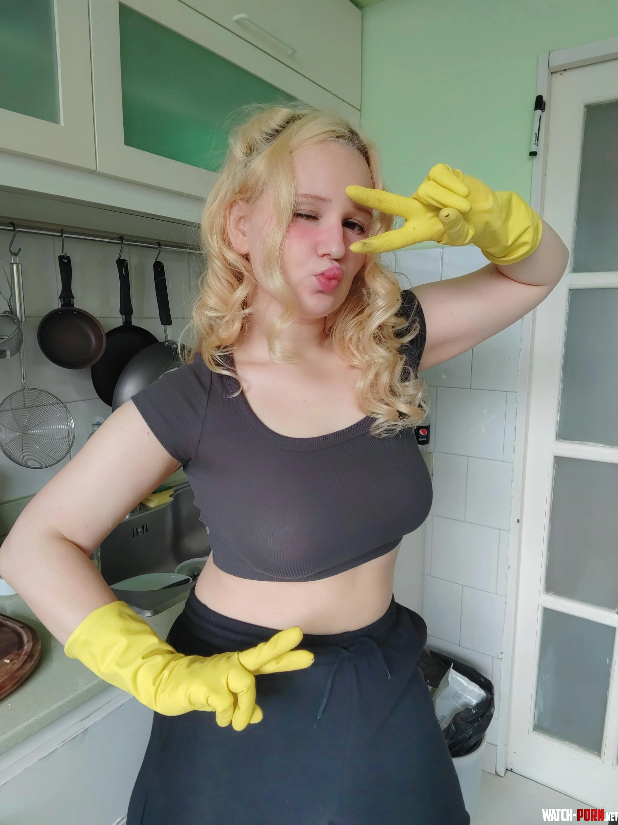 Ready for Saturday cleaning by SweetDoove