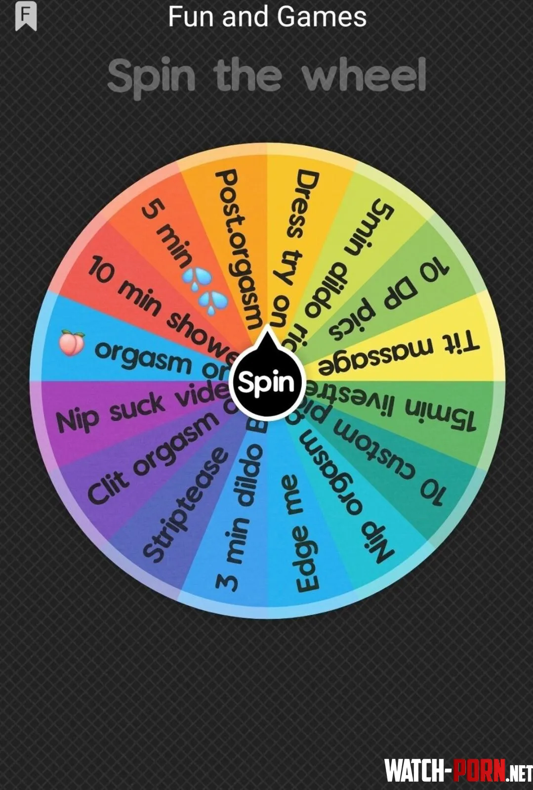 Cum play Spin the Wheel on both pages by Angels_dream