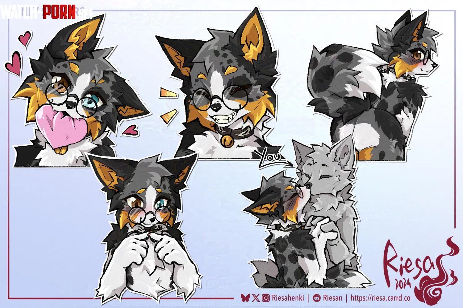 Some Telegram stickers for a lovely client by Riesan
