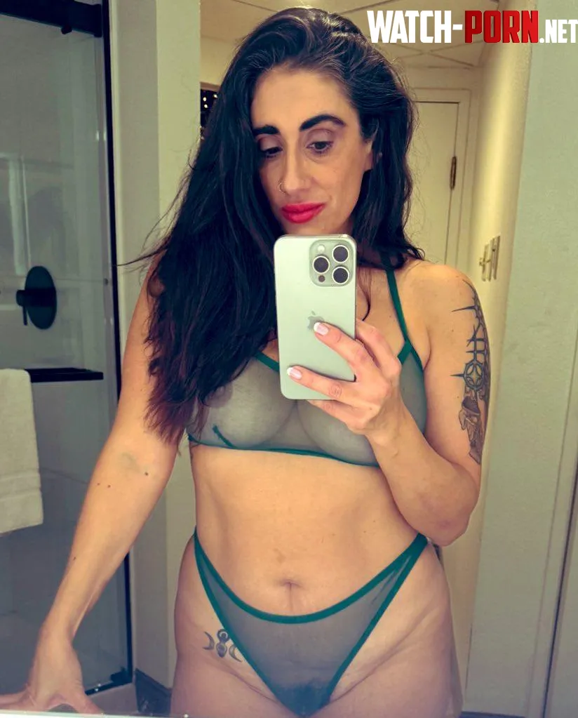 See Through Saturday Selfie  by FullBushHotwife