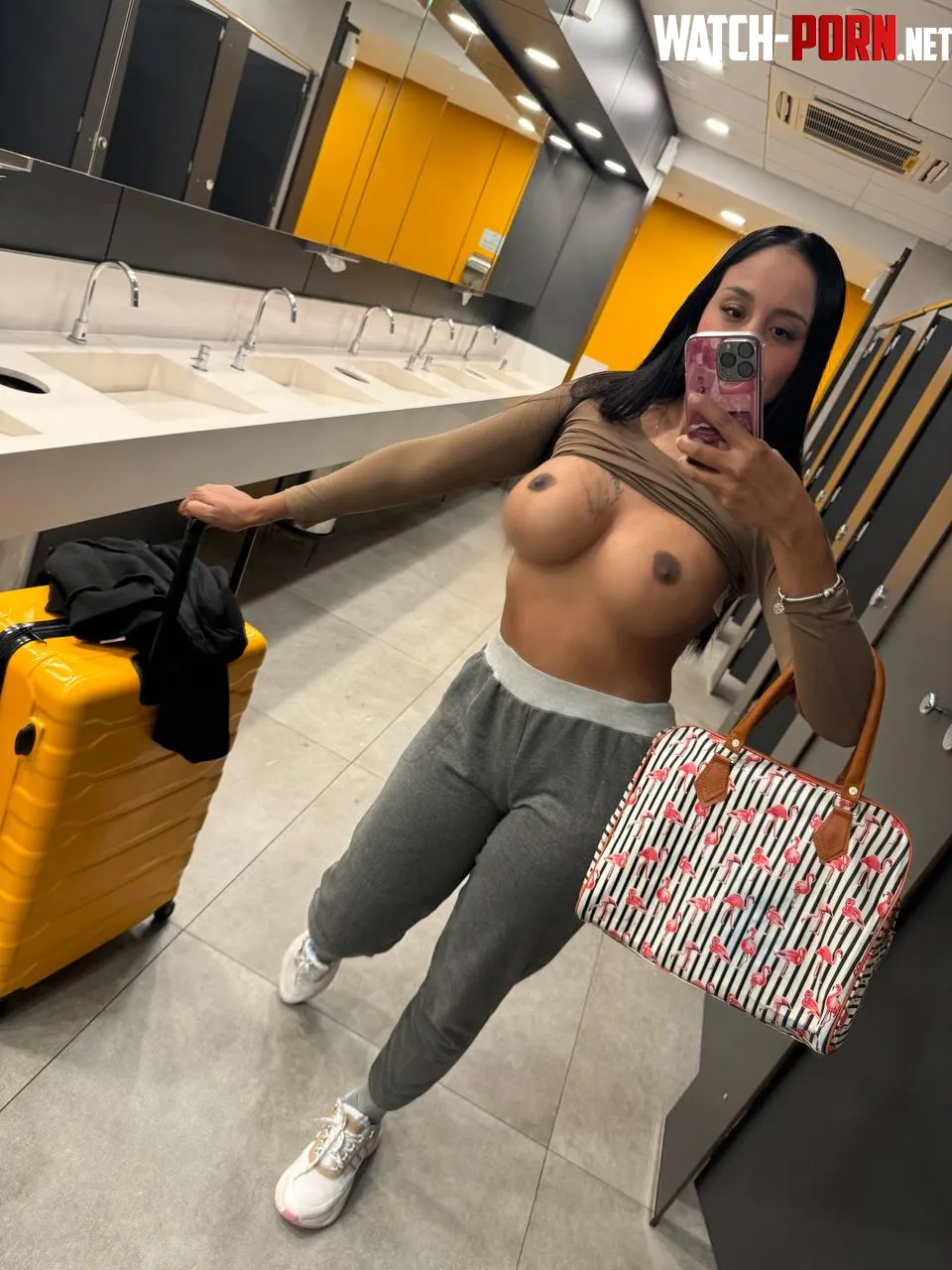 At the airport  by blackbigasslatina