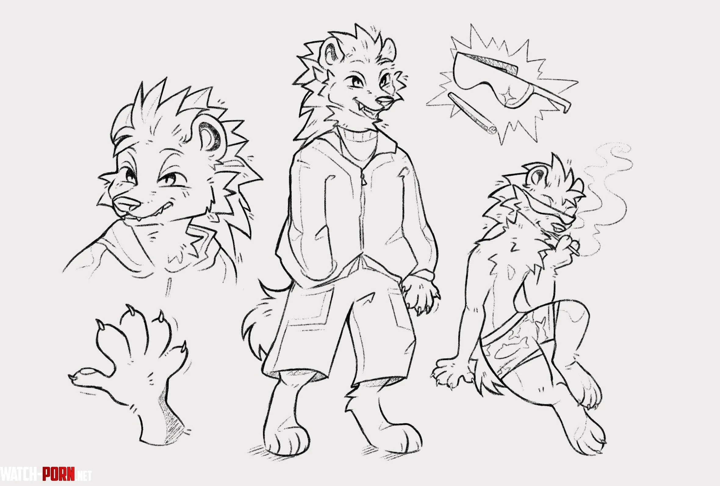 wip of a hyena Im working on  by Agreeable-Citron-389