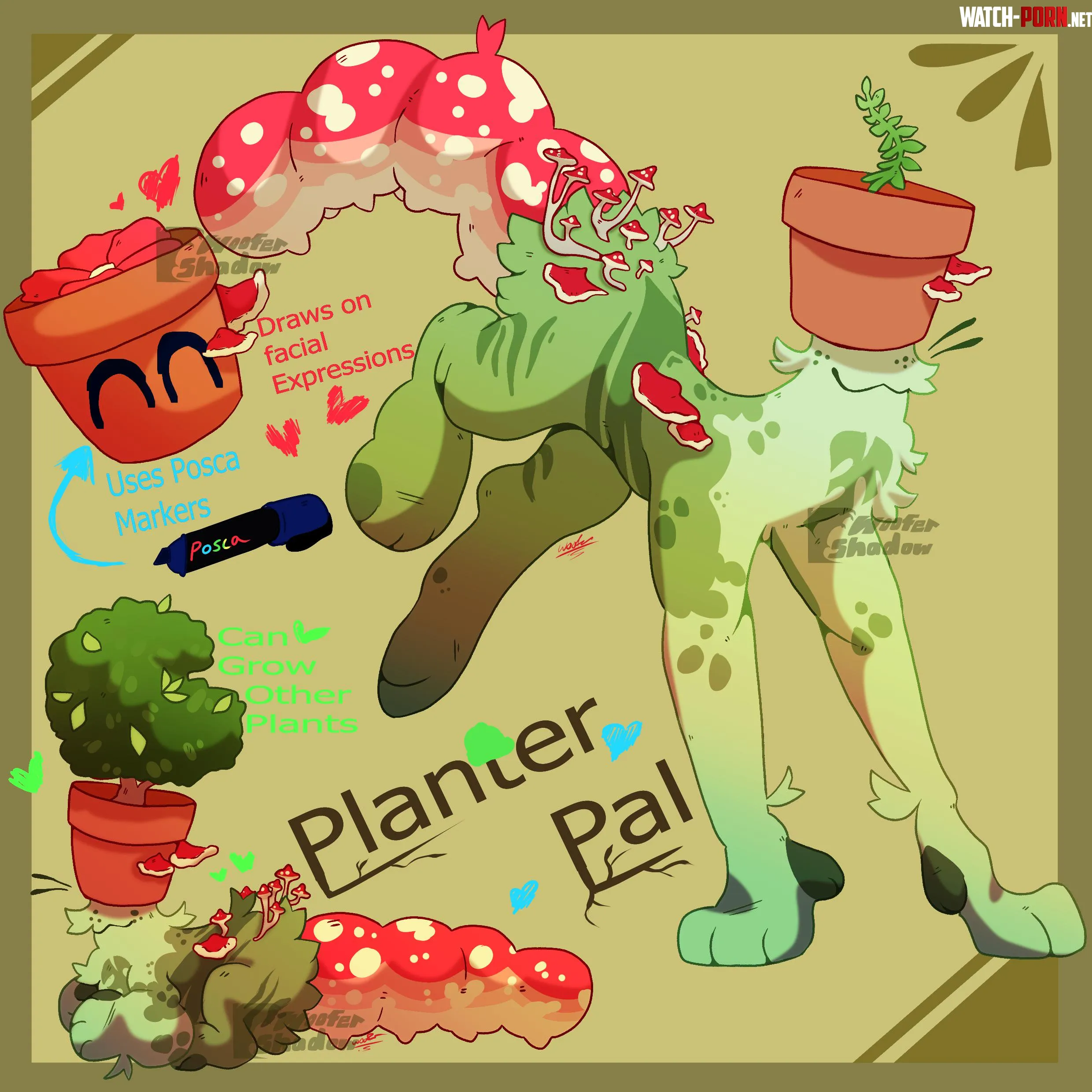 Planter Pal by Woofershadow