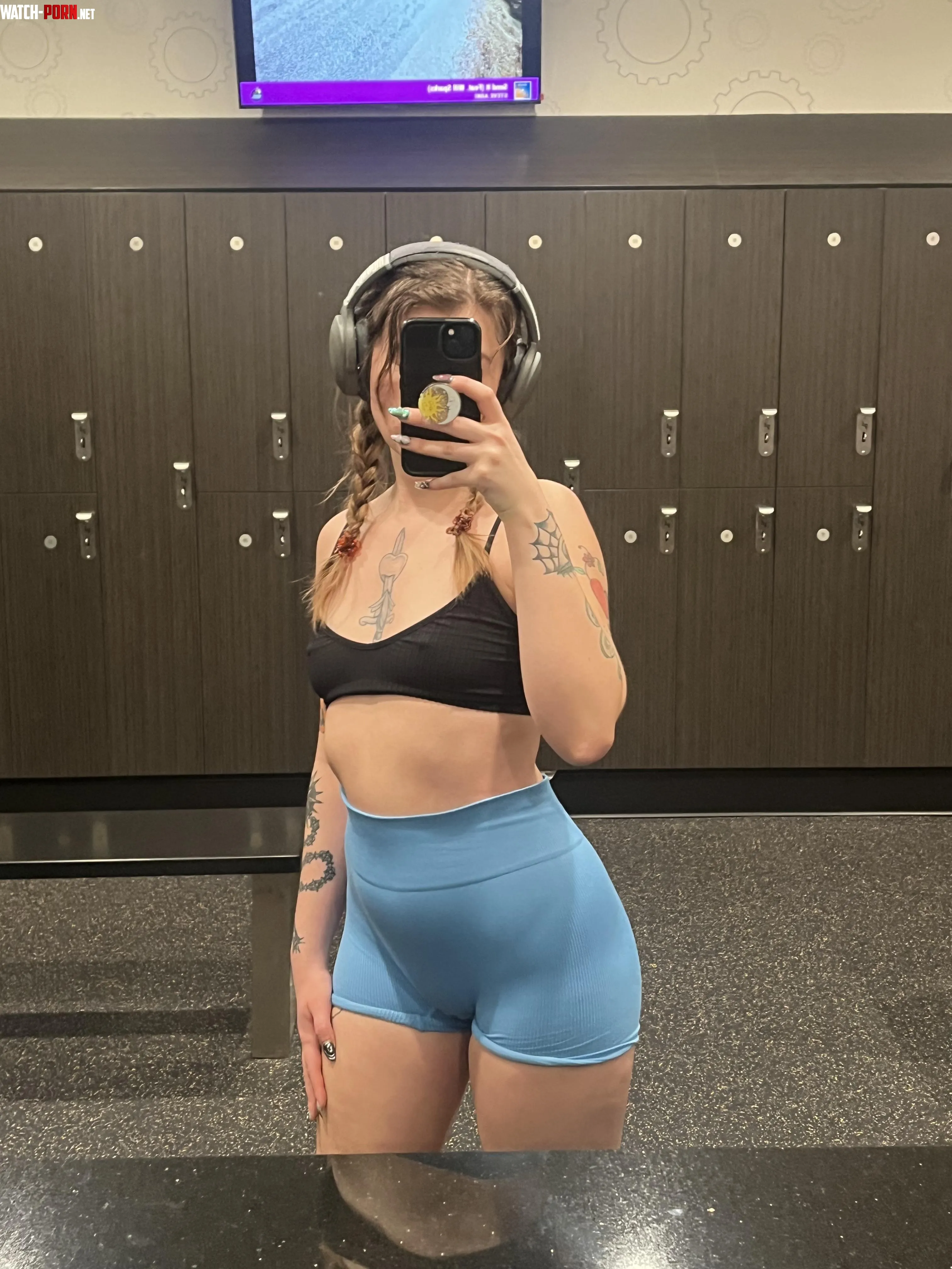 Did you even go to the gym if you didnt take a pic  by msvioletvixxen