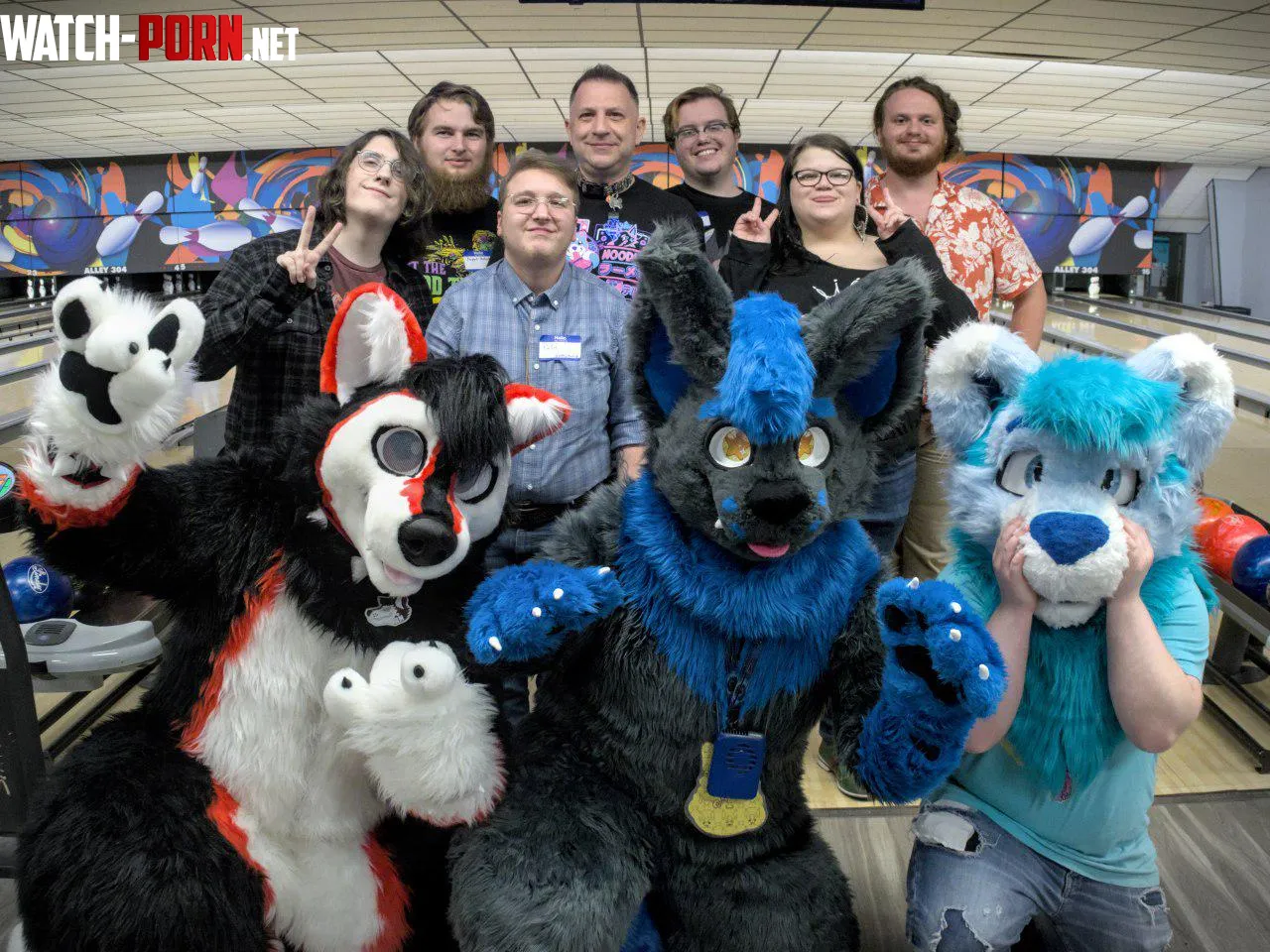 Went to my first ever furmeet Im bottom right by Zozathelion