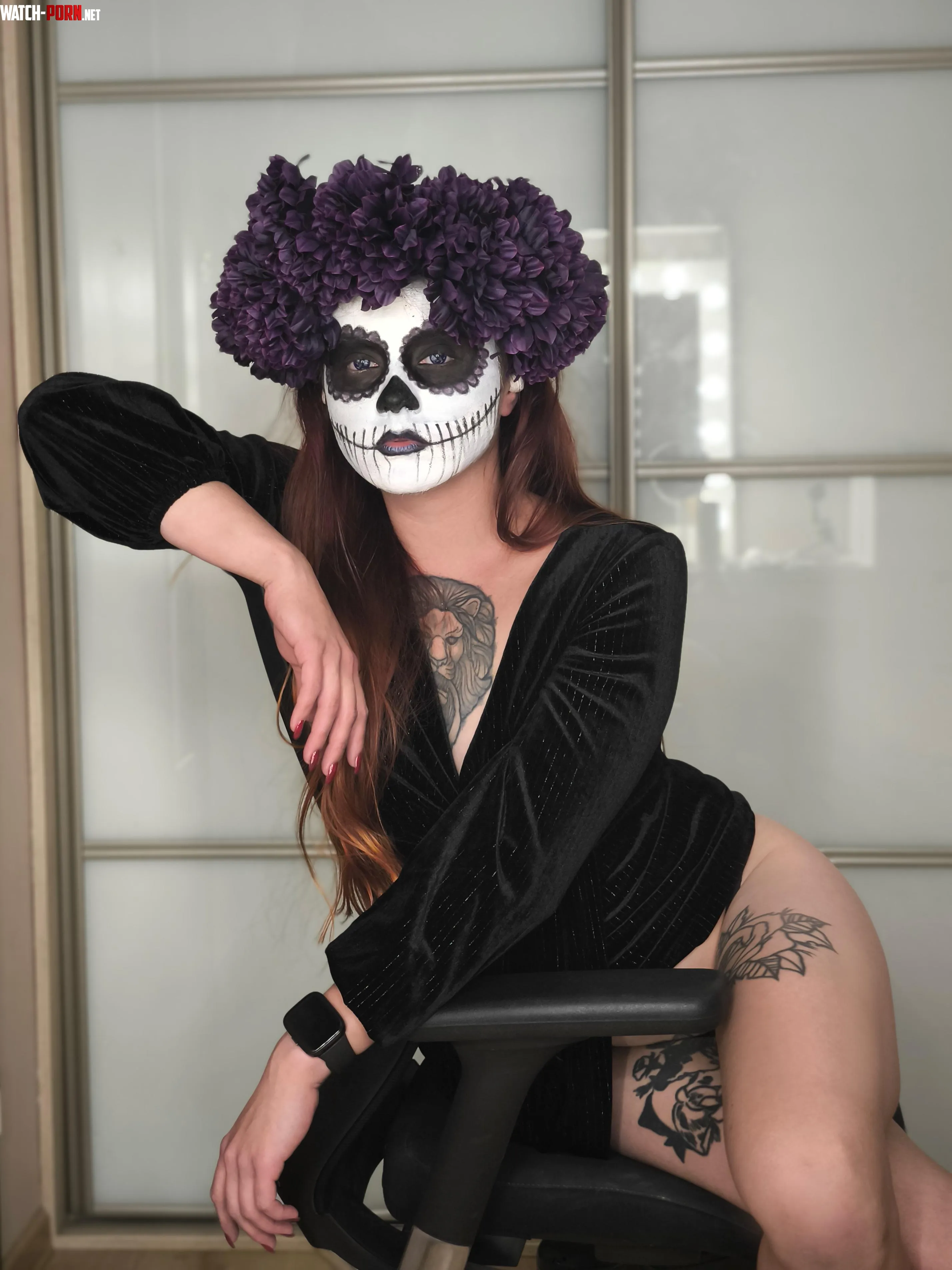 Santa Muerte by me  by InkRuby