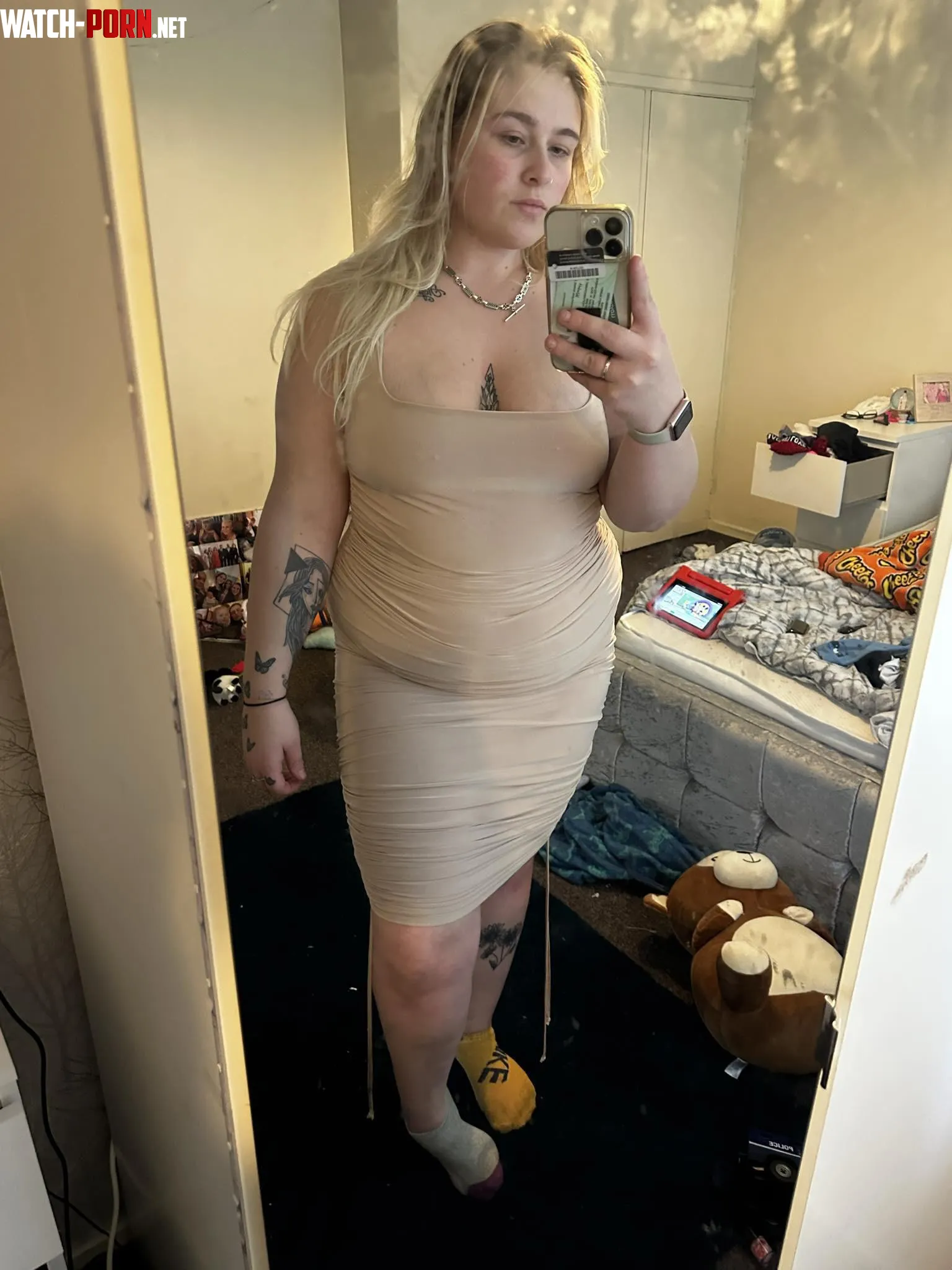 Think my dress got a little tight  by Kk22booo