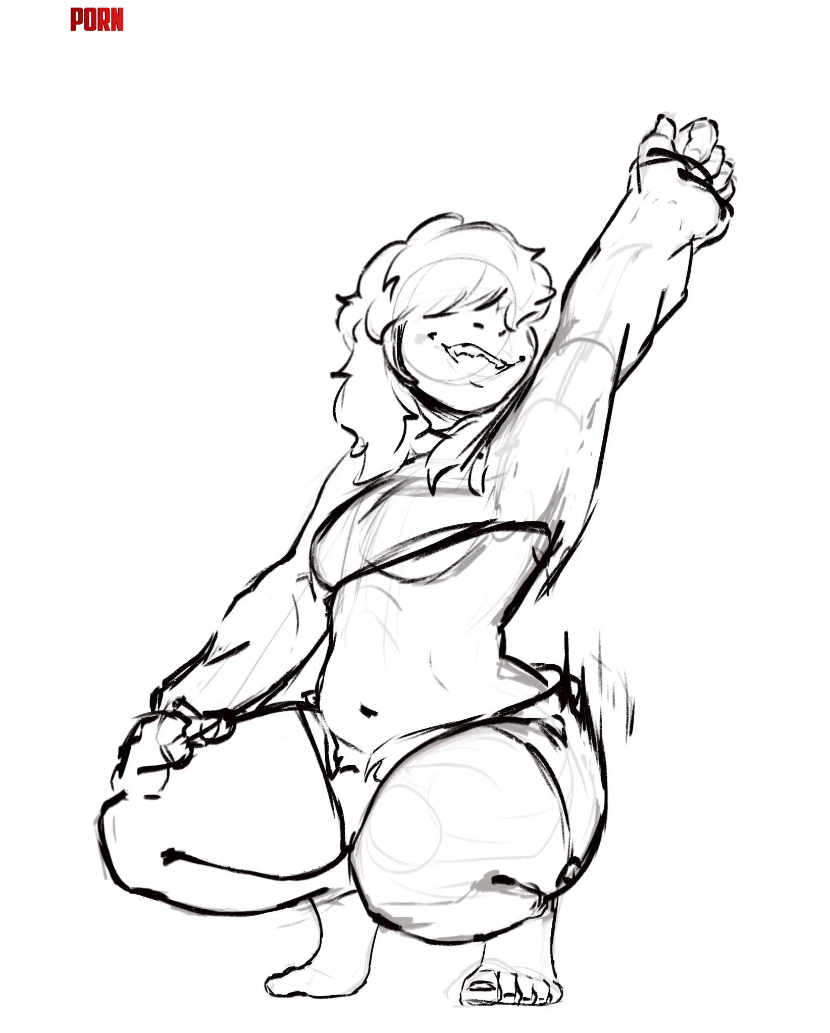 I drew Grim twerking  by Cookie_Munch_19