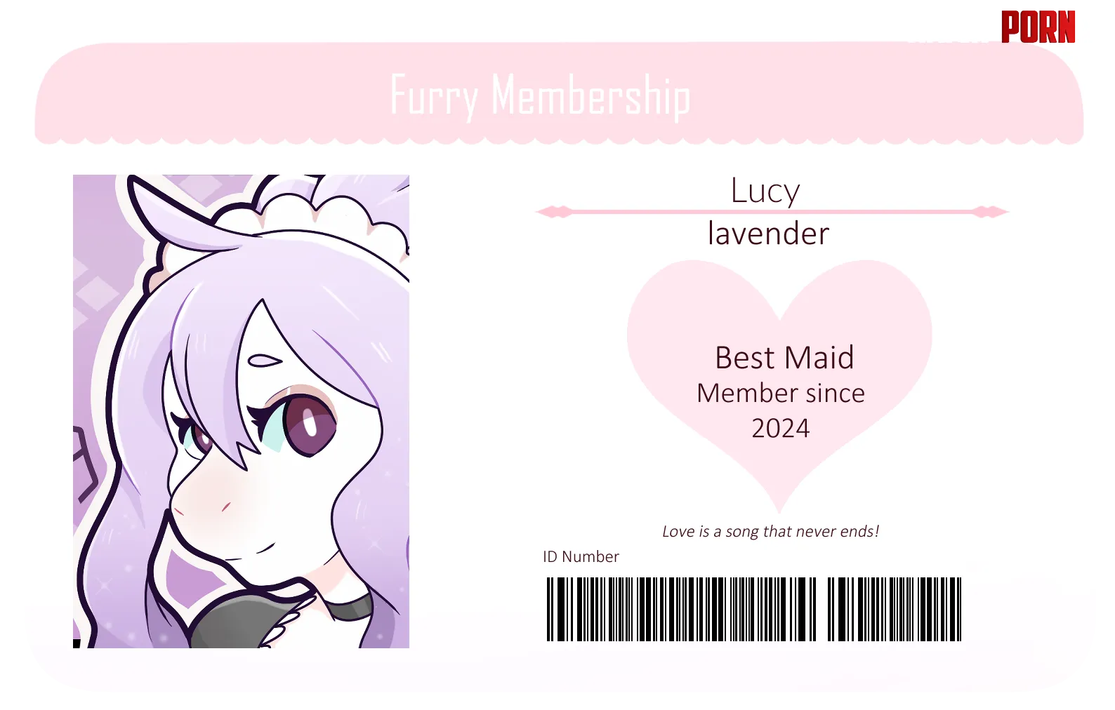 Furry ID Card by Honey-and-Bee