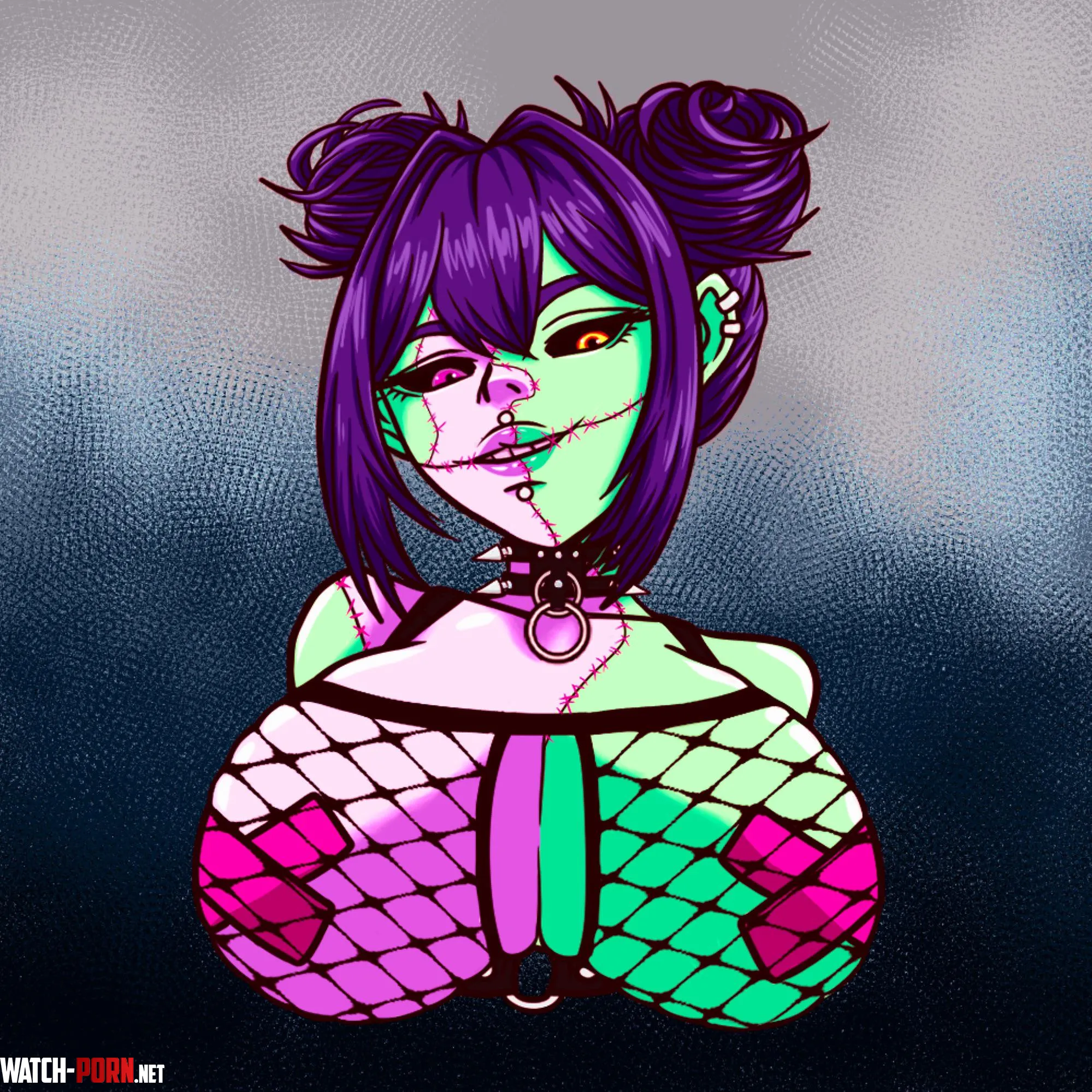 Zombie girl lookin at you like a snack by LaBlueGal