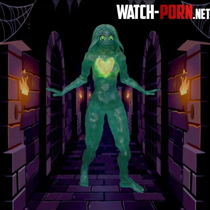Made a slime girl by FairEnoughContractor