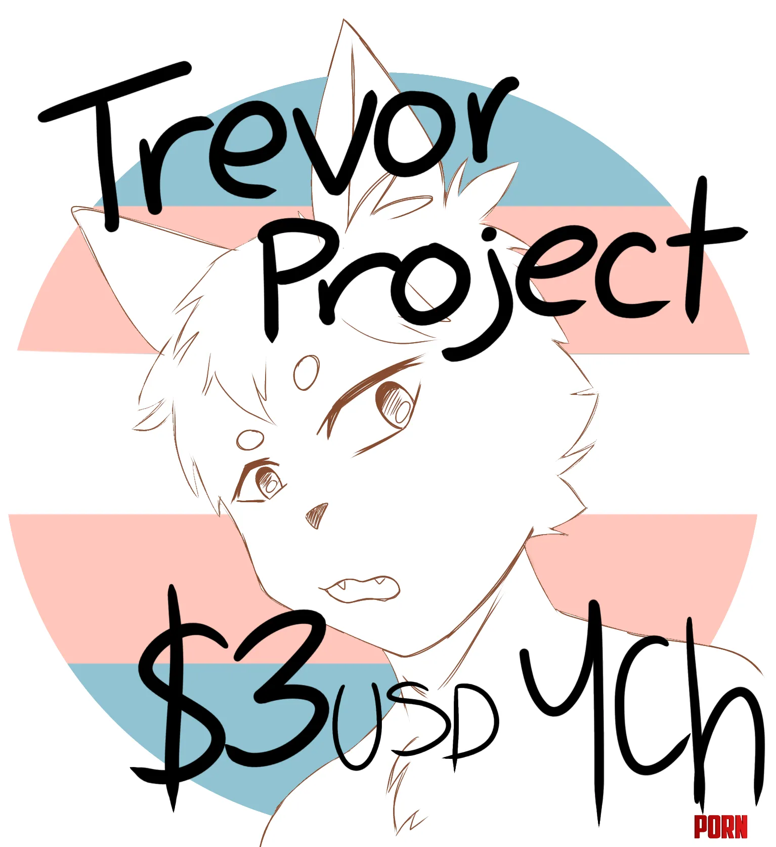 3 headshot commissions to raise money for the Trevor Project by 420ikawa