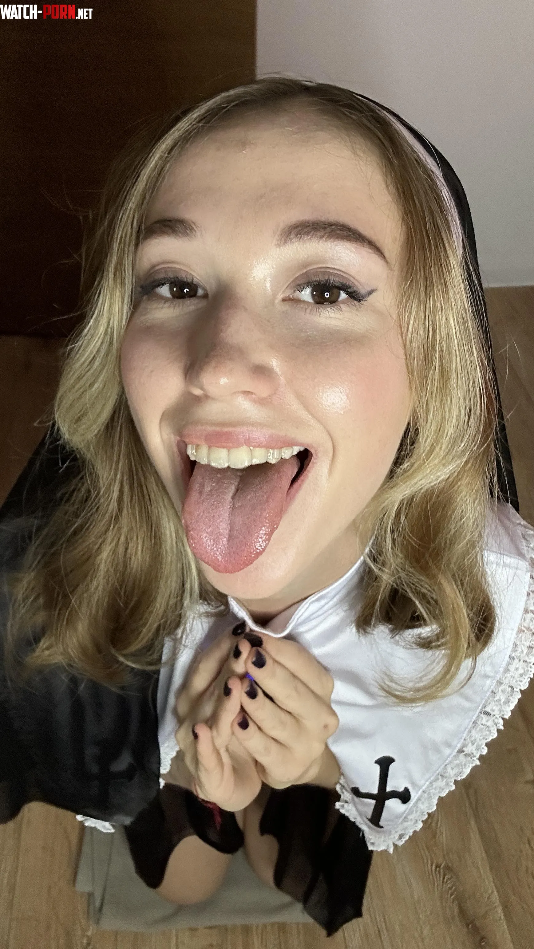 Perfect nuns mouth for your sweet load by foxy_frost18