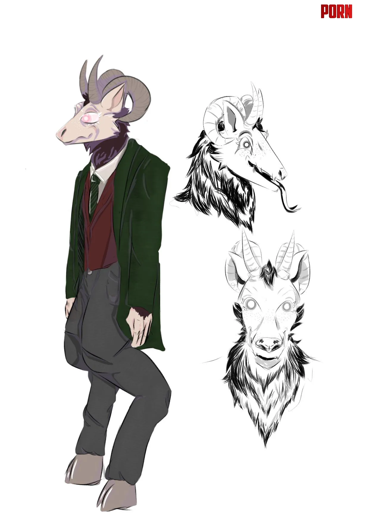 Working on new furries by Curtainsfly