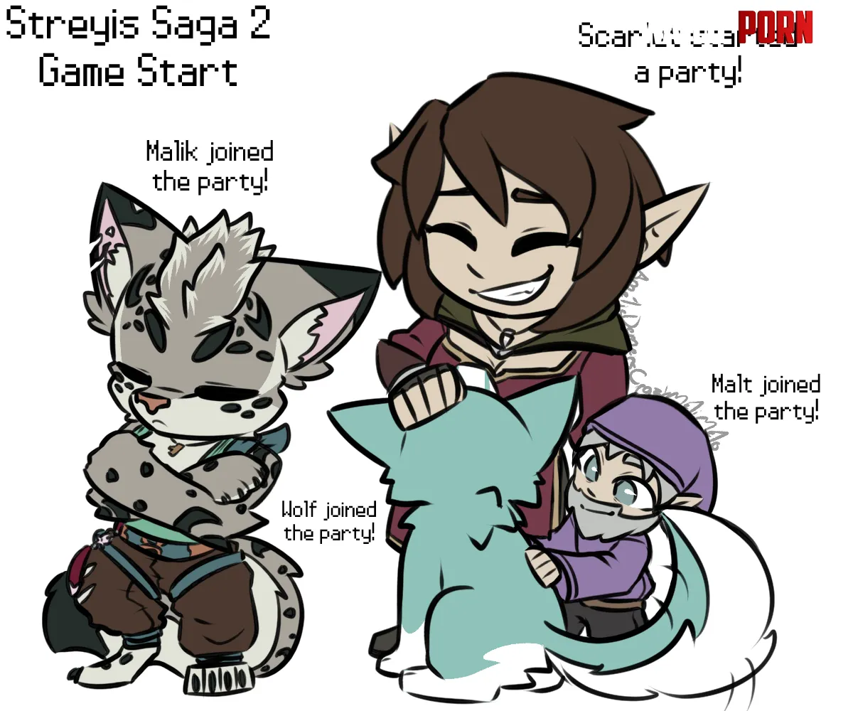 For Hire DnD Streyis Saga 2 Game Start Art and Malik c Me by CrazyMeliMelo
