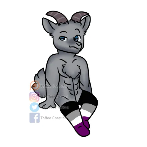Thumbnail ToffeeCreation's Adorable 'Goat in Socks' in Furry World