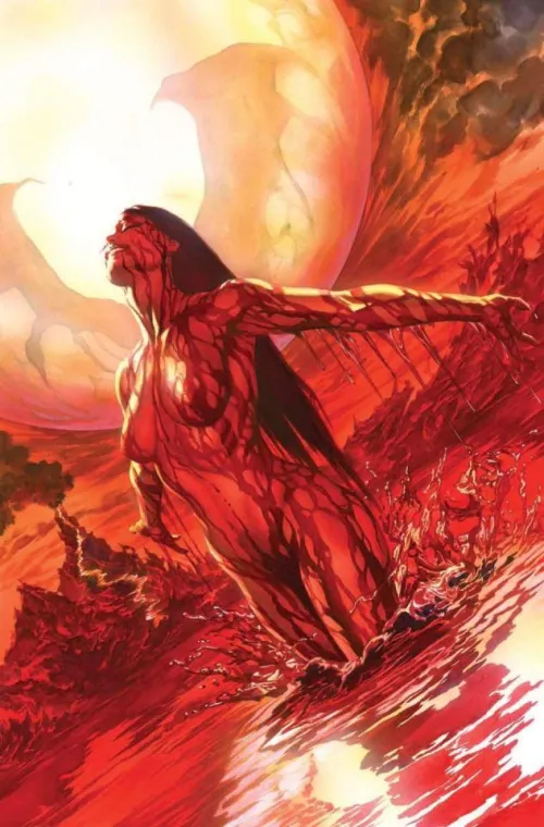 Thumbnail Vampiric Seduction: Alex Ross' Vampirella by Cicada_5 in superheroporn