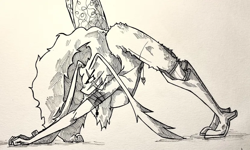 Thumbnail Dive into JusBuddyR's Struggle with Yoruichi Pose in Furry Art