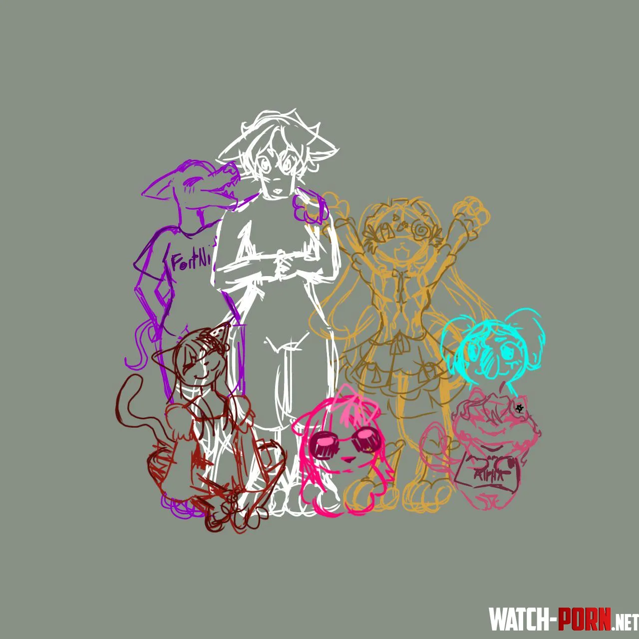 I made my whole nonfurry friend group into furries by ImACl0wnBish
