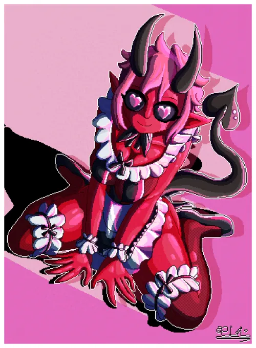 Thumbnail Maid Outfit OC: An Elegant Rendition by BC_Josie | MonsterGirl