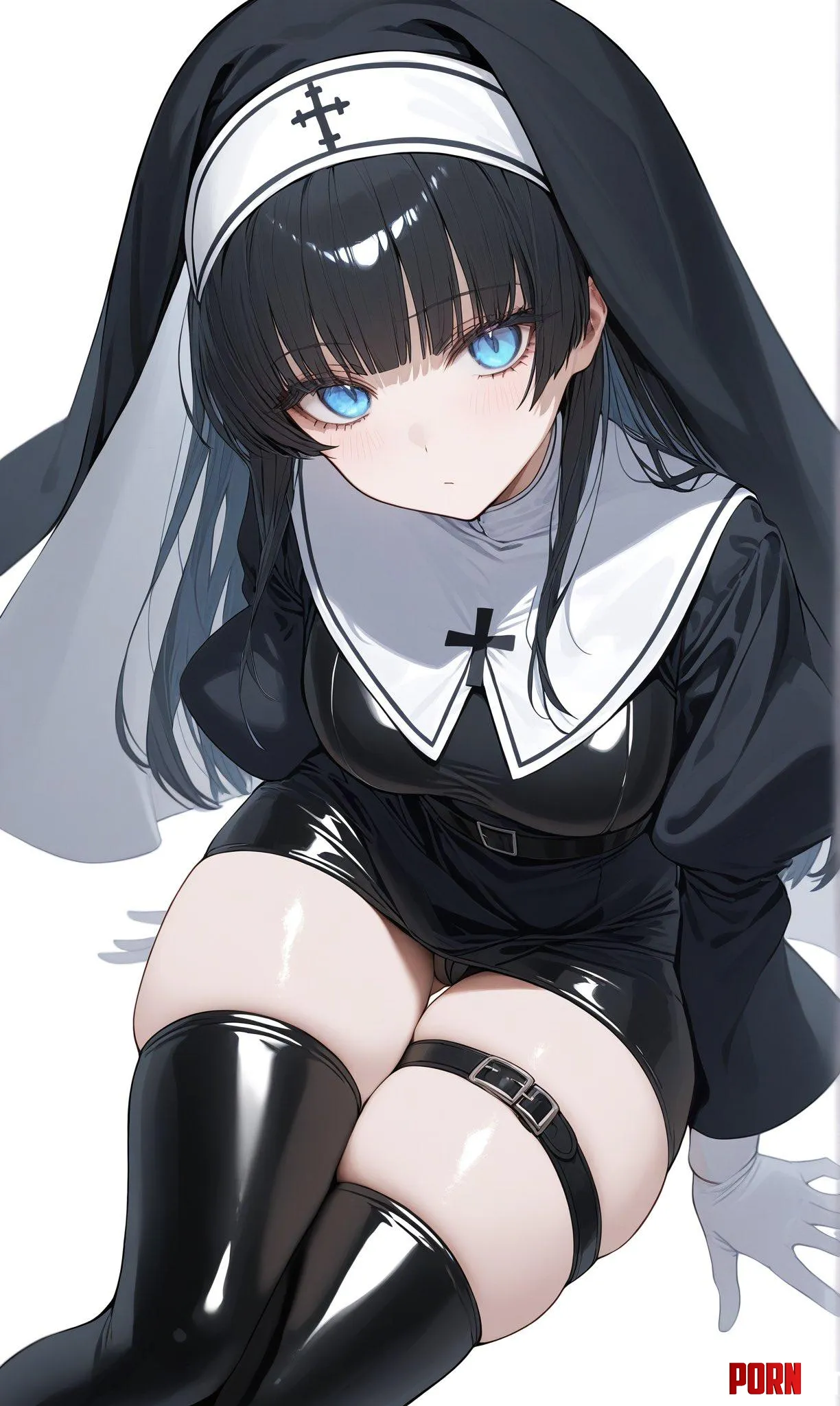 Sister Saori Blue Archive by CheetahSperm18