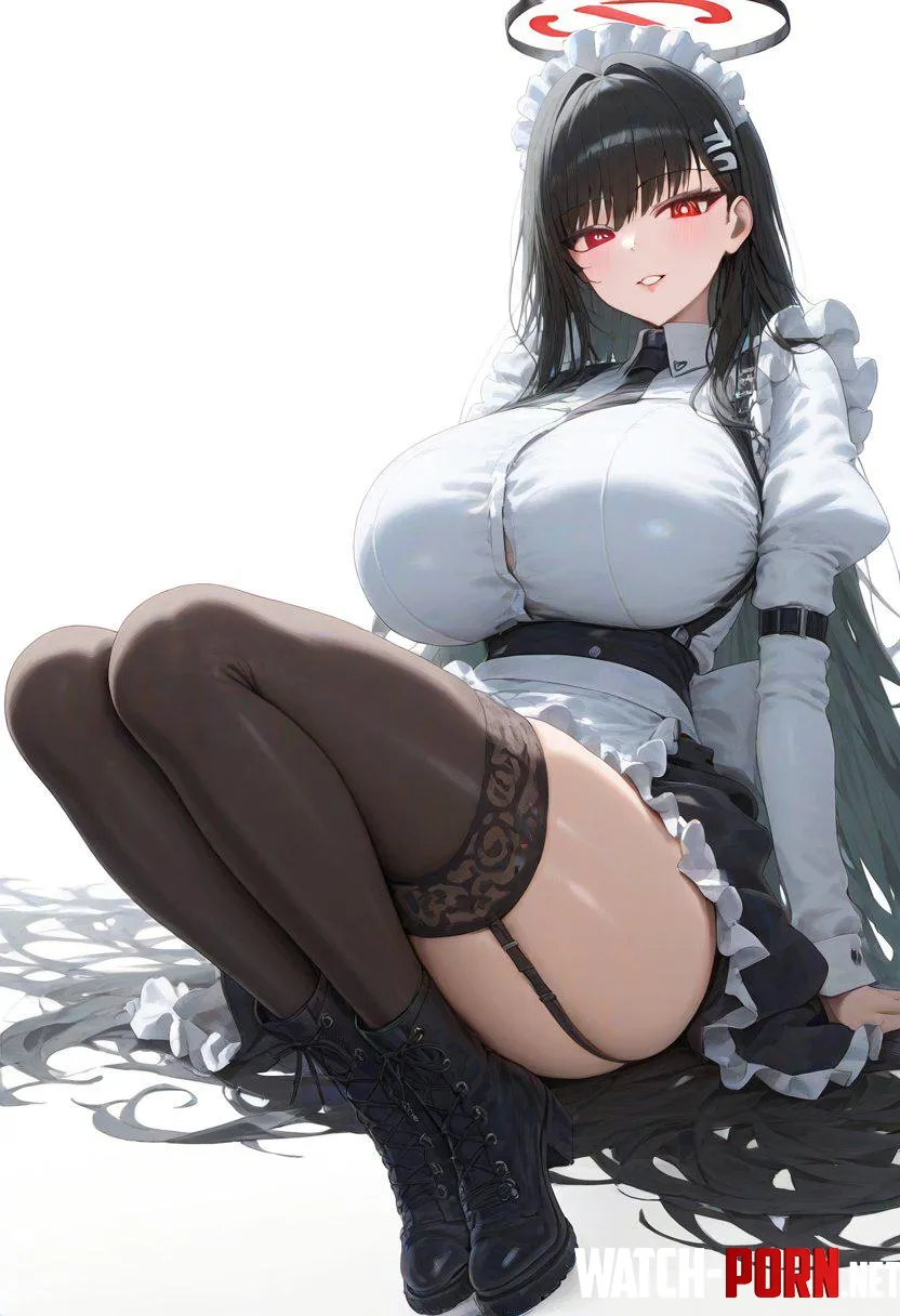 Maid Rio Blue Archive by CheetahSperm18