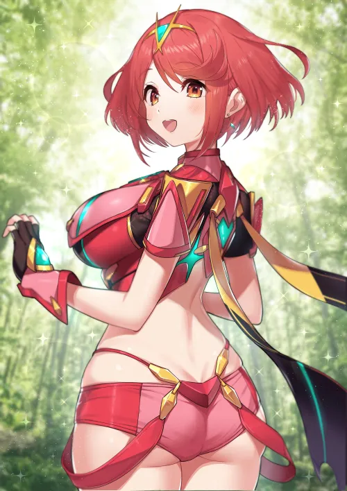 Thumbnail AnimeBooty Enthusiasts: Dive into Pyra's Mesmerizing Gaze