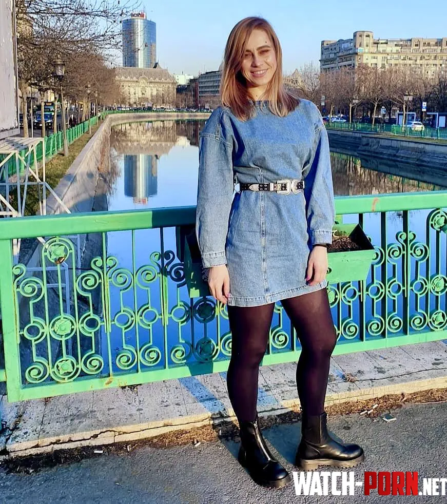 Denim amp Pantyhose by Stephanie69n