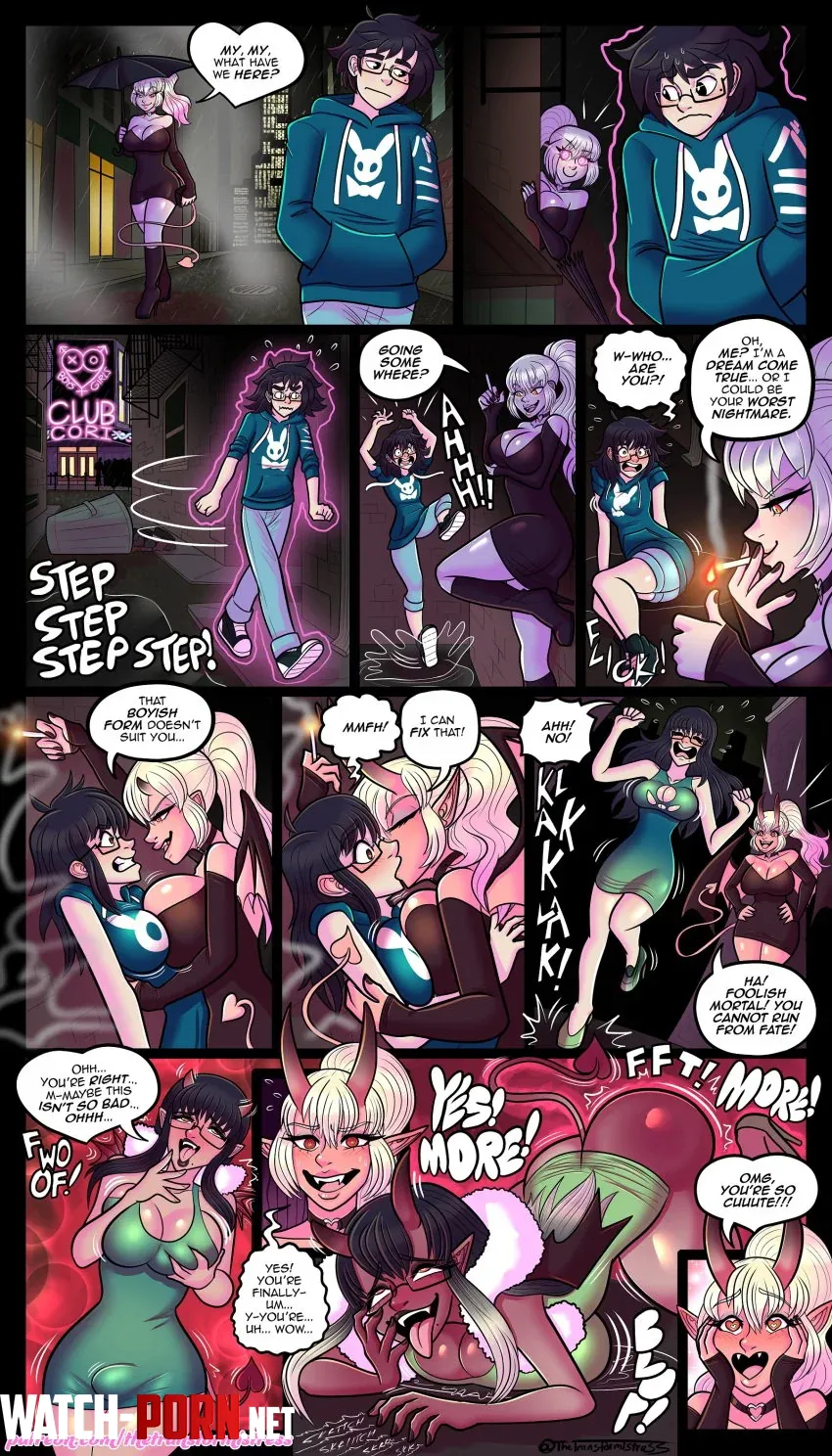 Shy nerd to cute and horny succubus Transformistress by GoddessOfSuccubi