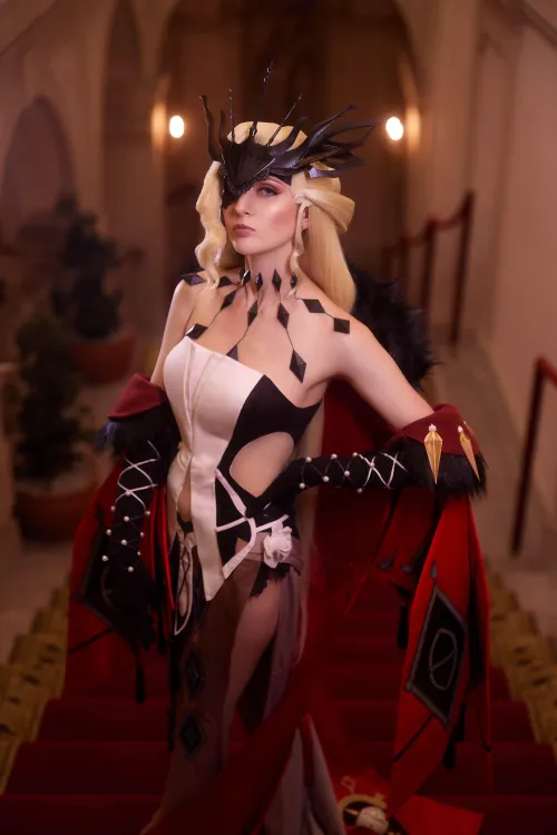 Thumbnail BellatrixAiden Shines as La Signora in Epic Cosplay Portrayal