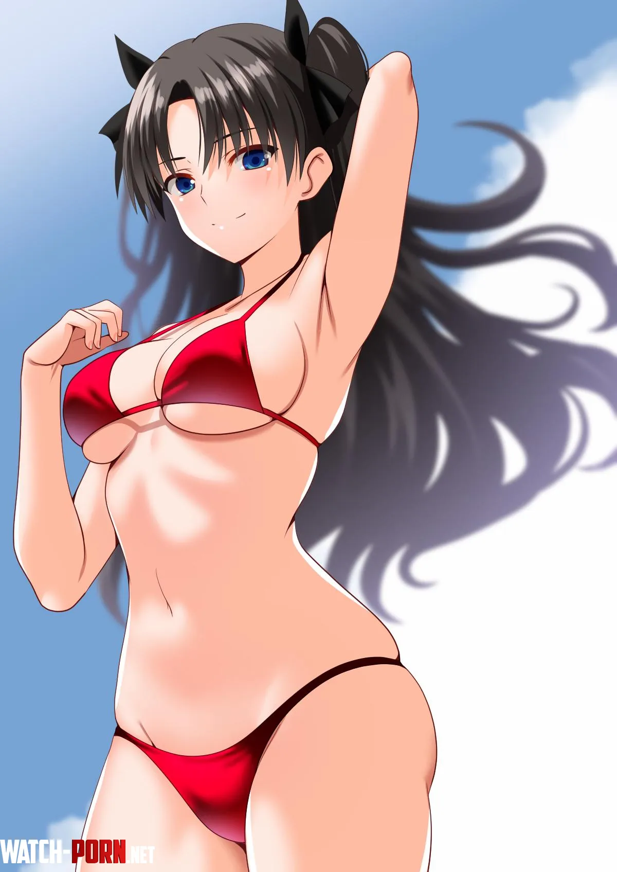 Rin Tohsaka Fate by CheetahSperm18