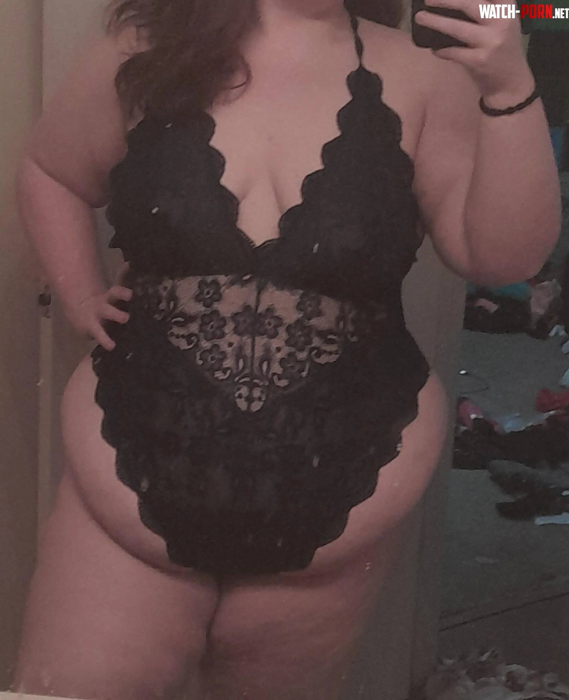 New lingerie I took off the bottom and made it into a top immediately   by ForeverAwkward1999