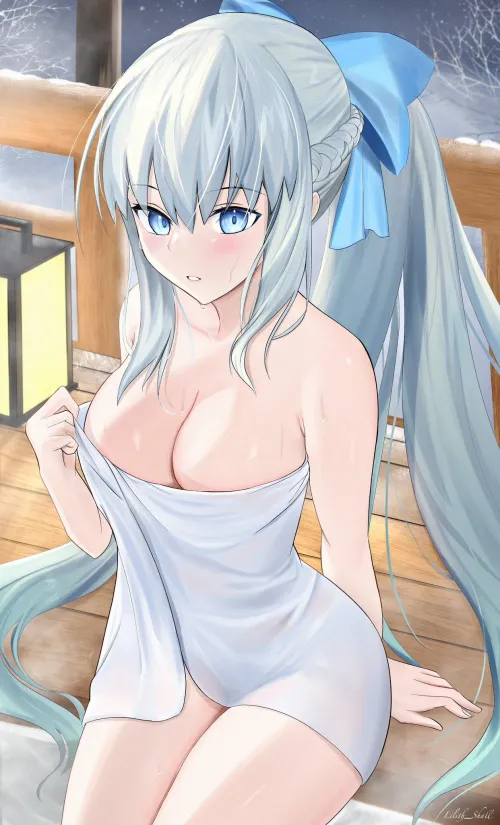 Thumbnail Exquisite Onsen Experience: Morgan's Story Unveiled by DavionMirana in ecchi
