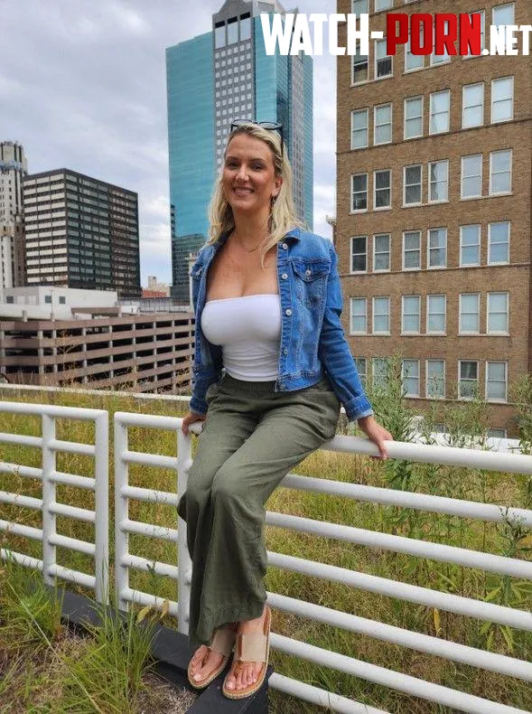 I bet people wondered about the busty blonde at the library that day 46f slutwife by Mrs_Englewood