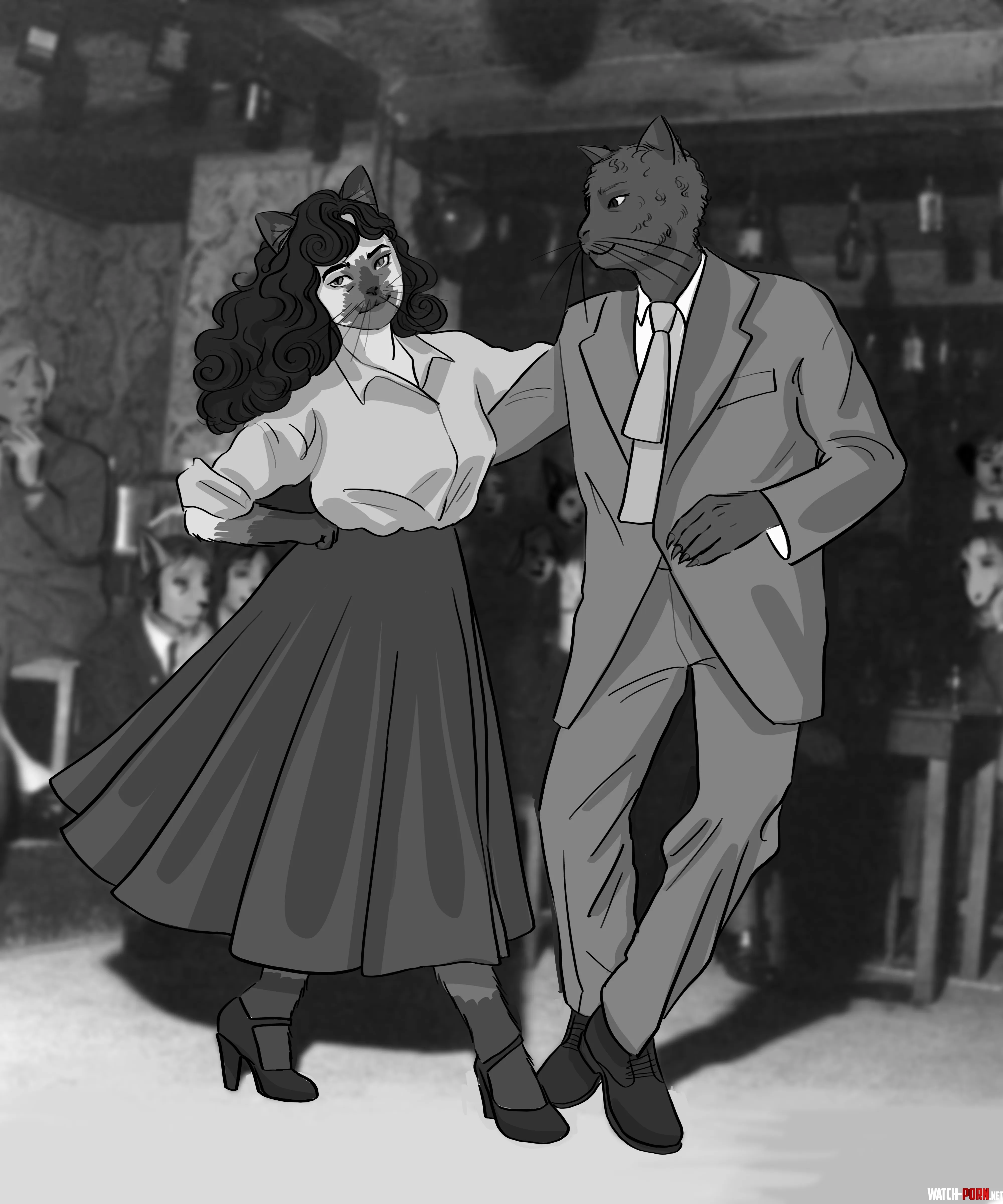 vintage furries anyone OC by courtingdeaths