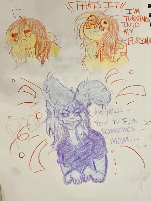 Thumbnail Lost Sketch at Gung Ho: A Furry Tale by Luckybunnyowo
