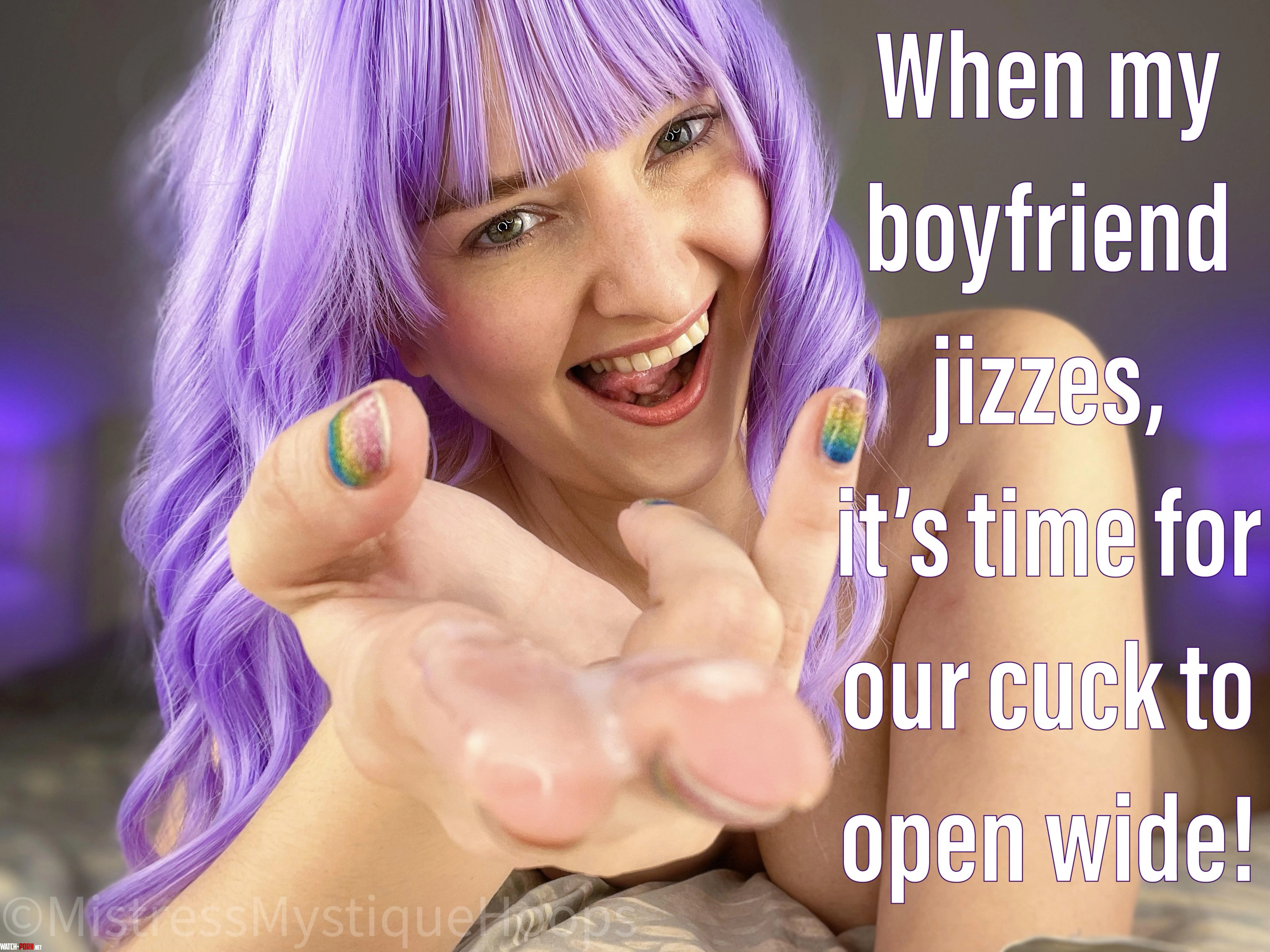 So open that mouth cuck by MistressMystiqueHoop