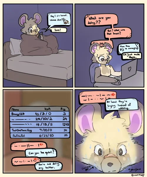 Thumbnail Game Night with Your Duo by AVeryNormalRat in Furry Category
