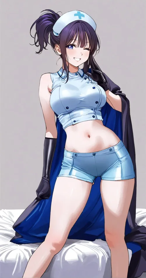 Thumbnail Nurse's Thighs: A Visual Treat from CheetahSperm18 in Thighdeology