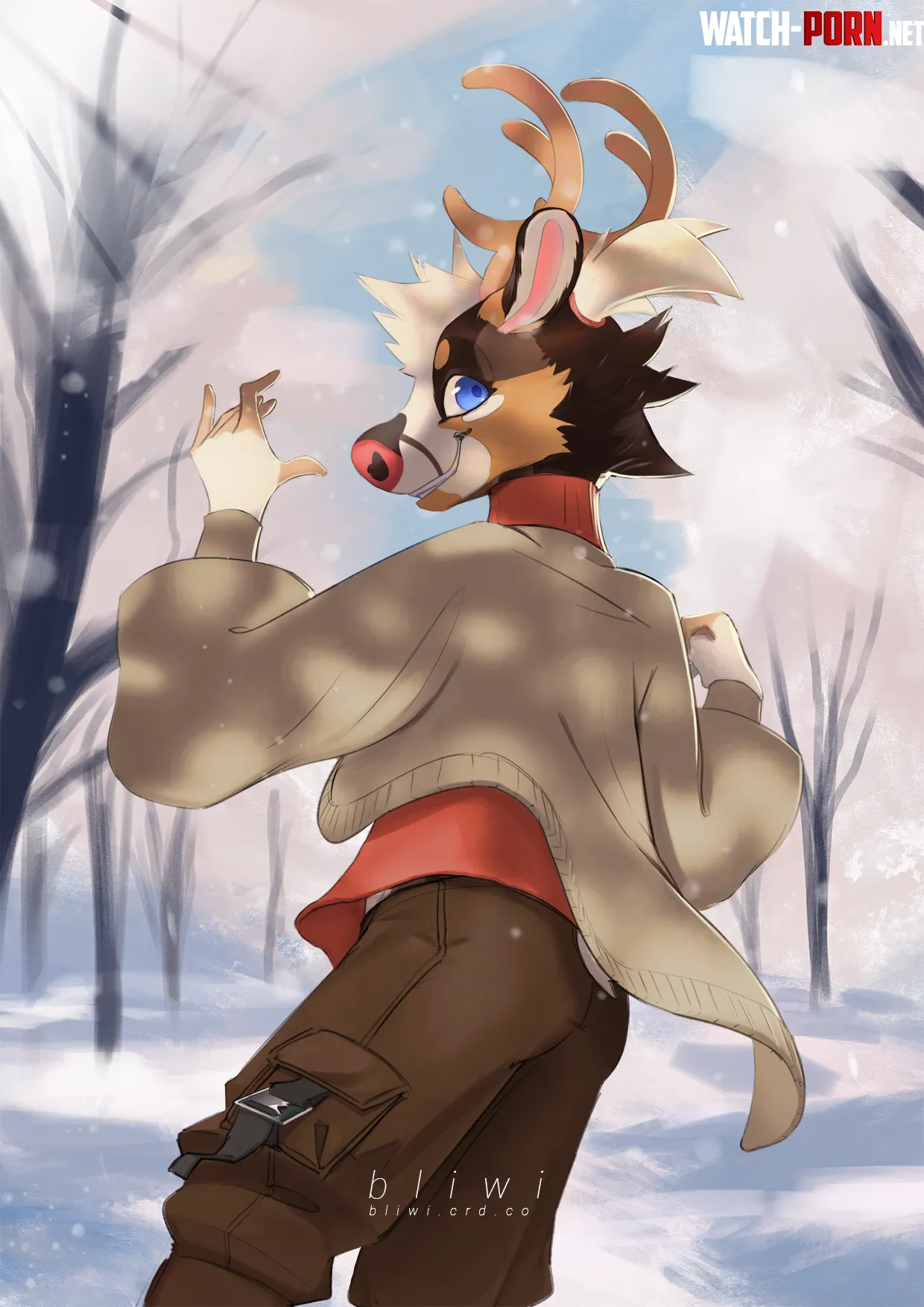 Winter is comming do you like it when it snows art by me by Bliwi