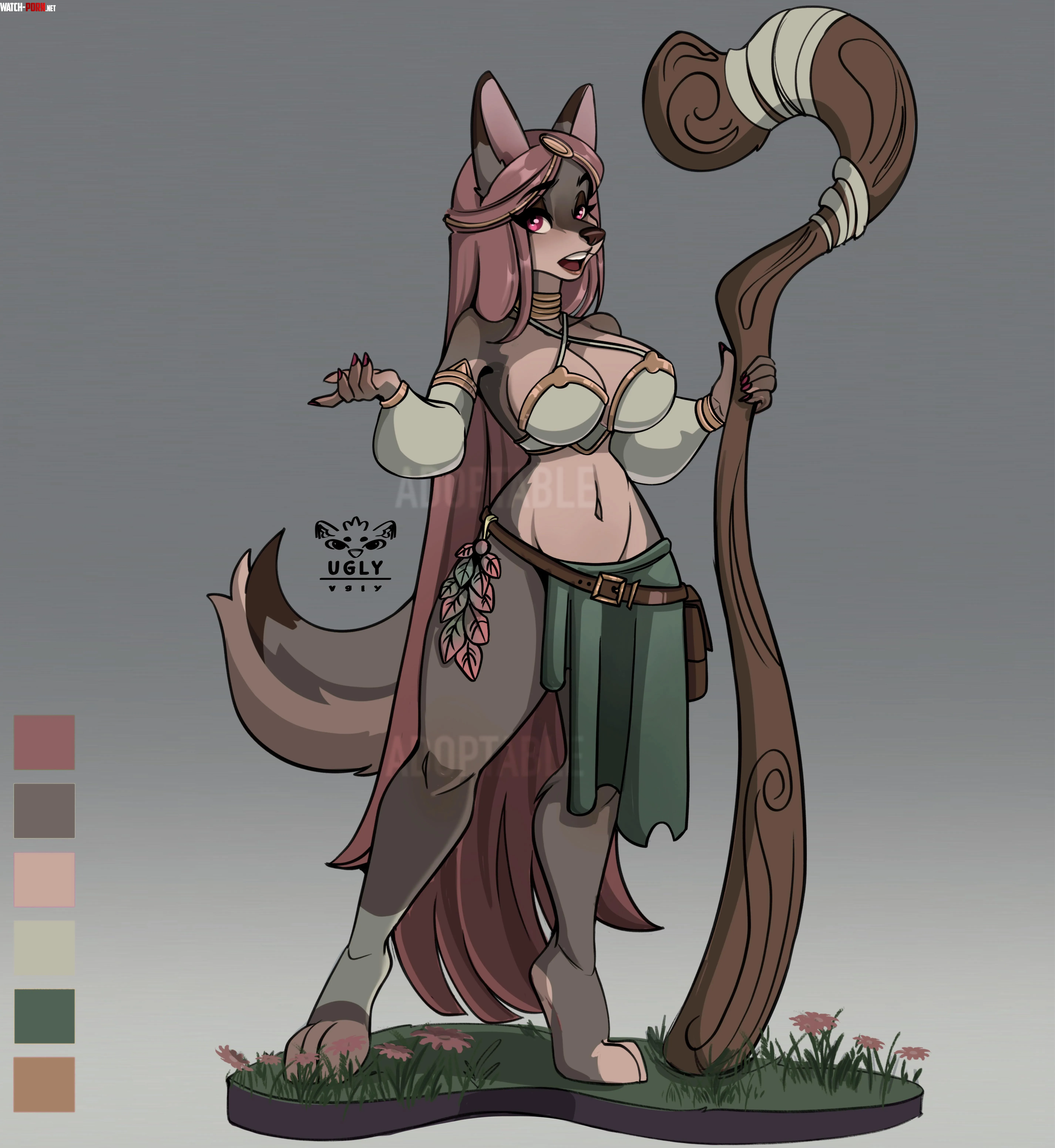ADOPTABLE Druid Adoptable Link on comments  by ugly_boii
