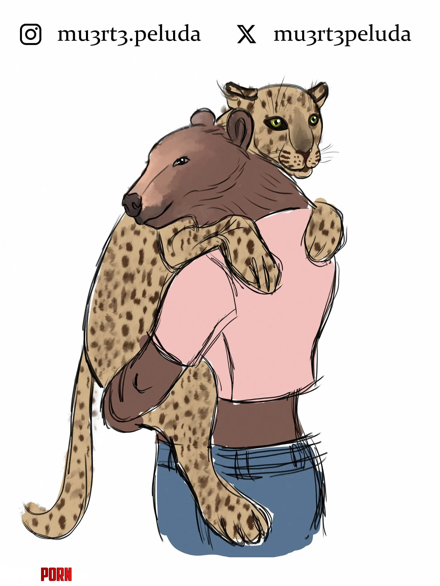 Are we an odd couple Art by me by mu3rt3peluda
